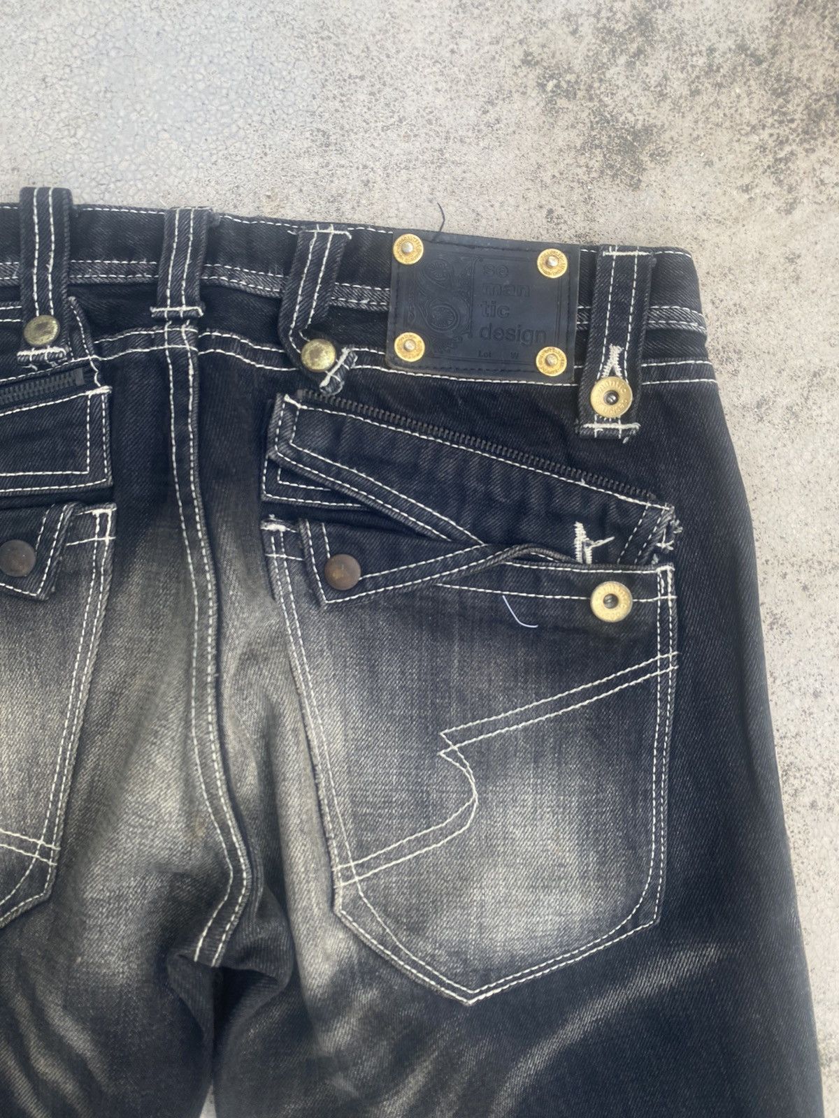 Japanese Brand Japanese Brand Semantic Design Clawmark Straightcut Denim Size US 32 / EU 48 - 17 Thumbnail