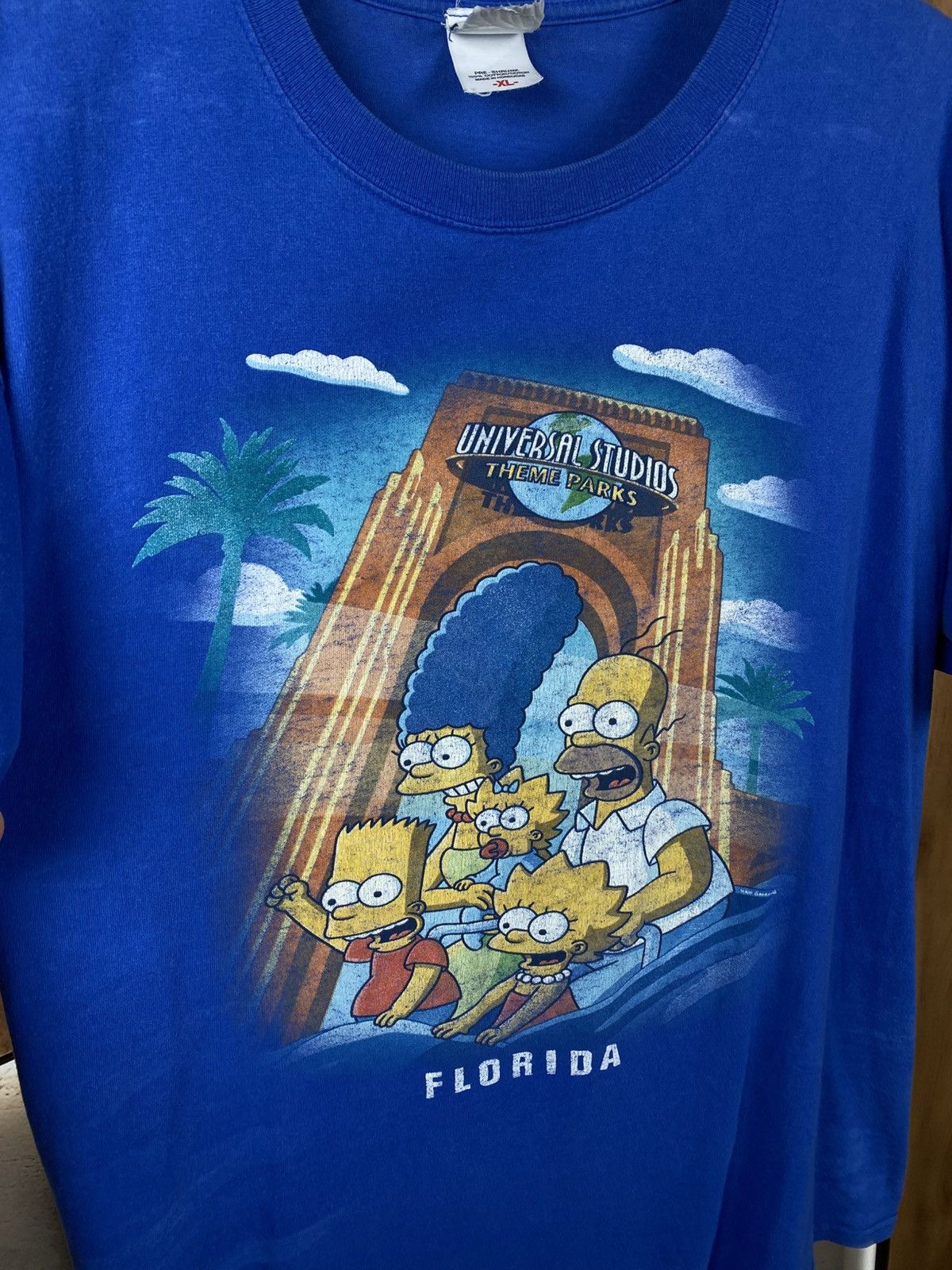 The Simpsons 🍿Vintage T-Shirt The Simpsons Universal Studio Florida Tee🍿 Size US XL / EU 56 / 4 - 2 Thumbnail