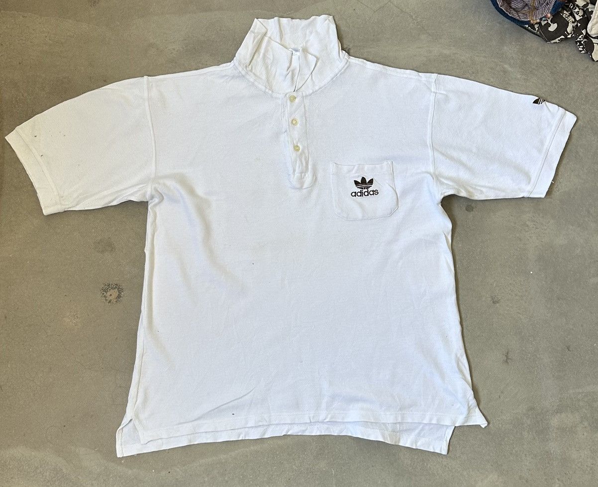 Adidas VINTAGE ADIDAS POLO TEE Size US L / EU 52-54 / 3 - 1 Thumbnail