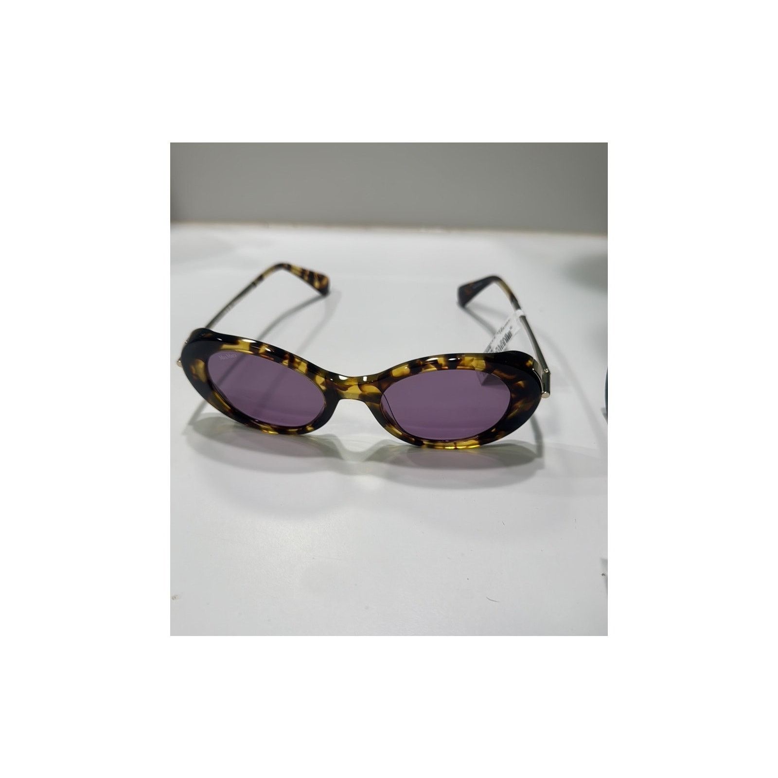 Max Mara Max Mara 51MM Oval Sunglasses Size ONE SIZE - 7 Thumbnail
