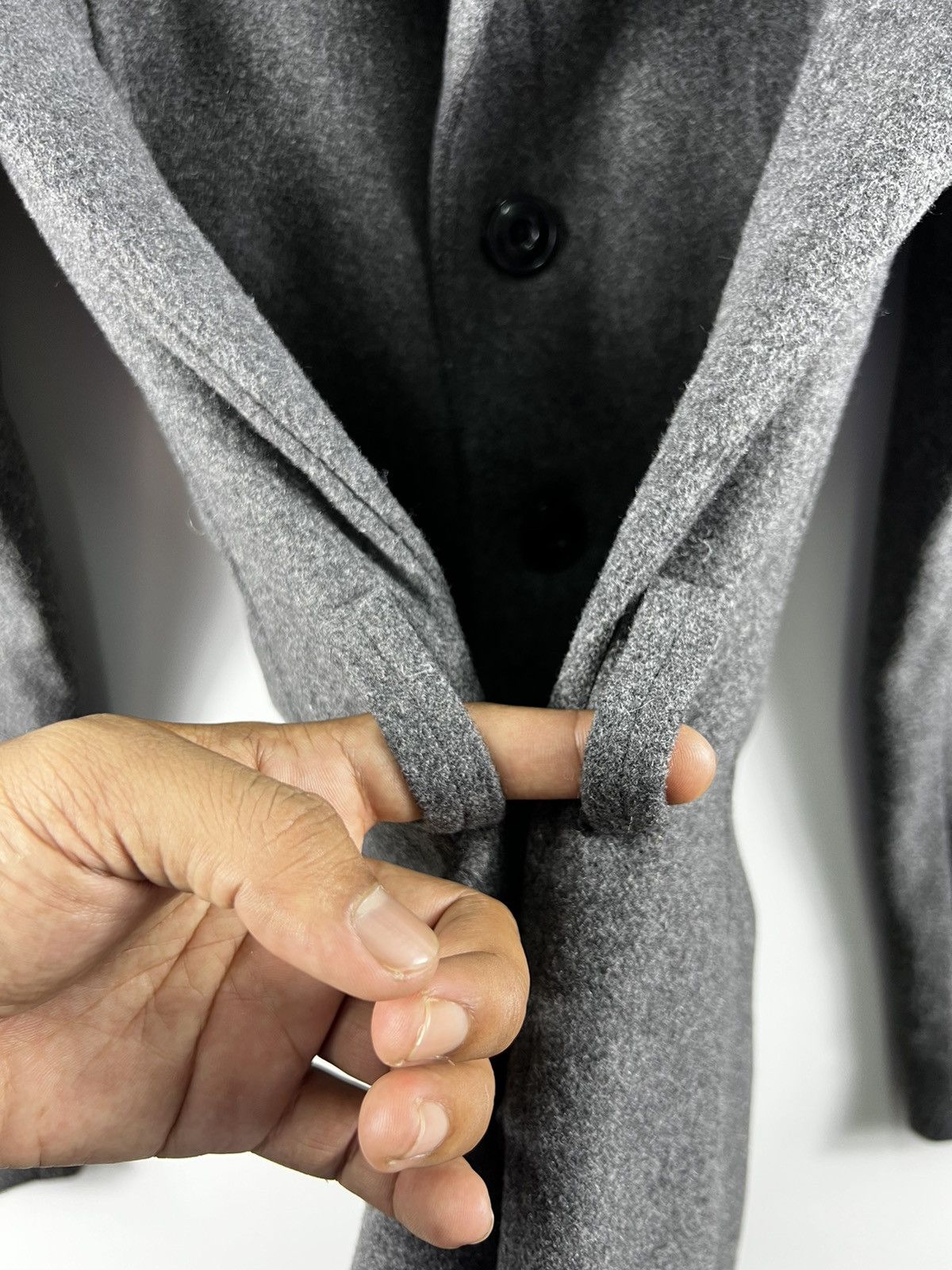 If Six Was Nine × Japanese Brand × semanticdesign 🔥 Semantic Design wool Coat Size US S / EU 44-46 / 1 - 6 Thumbnail