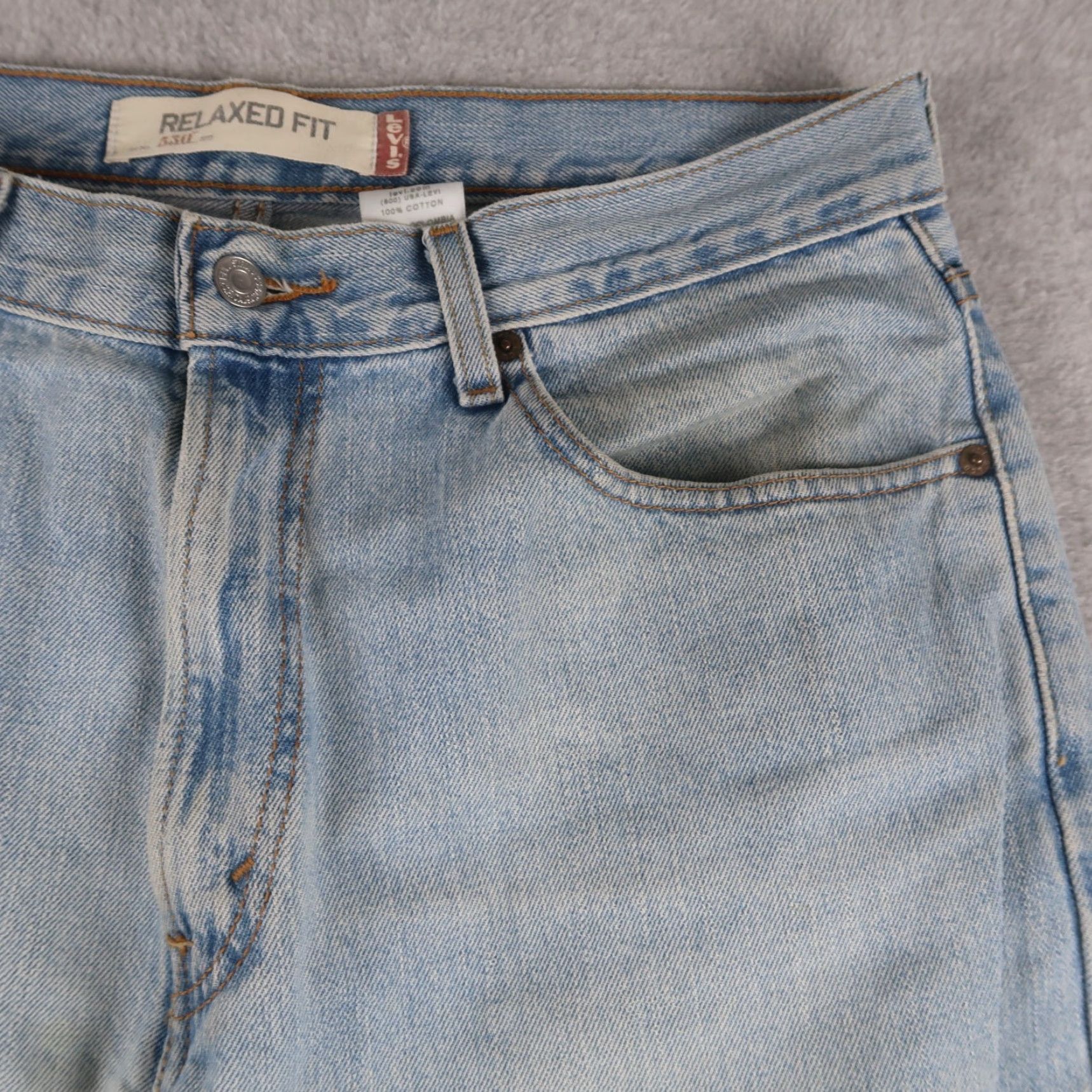 Levi's VINTAGE Levi's Jeans 550 Men 34x29 Relaxed Fit Denim Blue 550 USA 5-Pocket Men Size US 34 / EU 50 - 4 Thumbnail