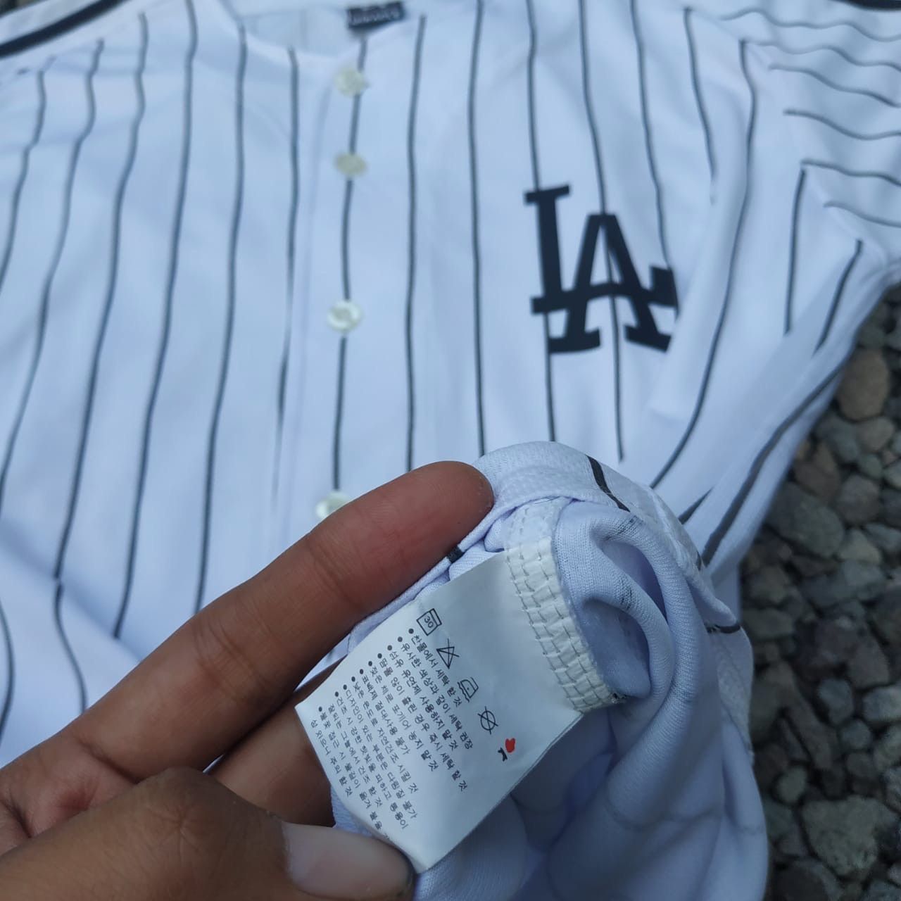 Japanese Brand × Vintage Stripe baseball jersey Size US L / EU 52-54 / 3 - 5 Thumbnail
