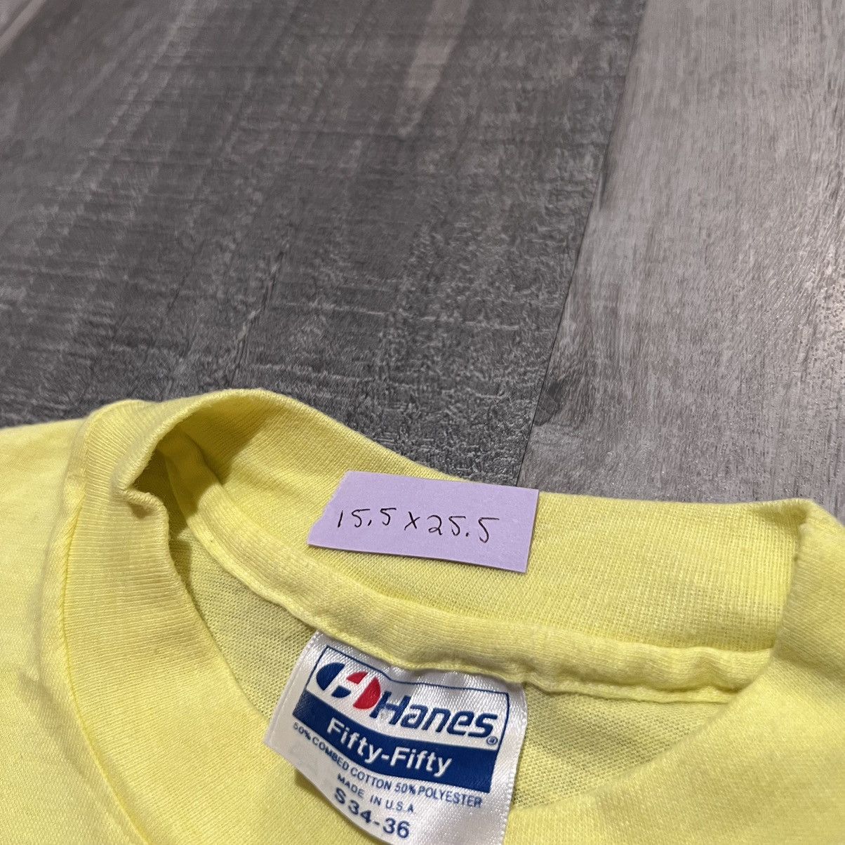 Hanes × Vintage VTG Connecticut 80s Yellow Sailing Boating Nautical T Shirt Size US S / EU 44-46 / 1 - 4 Thumbnail
