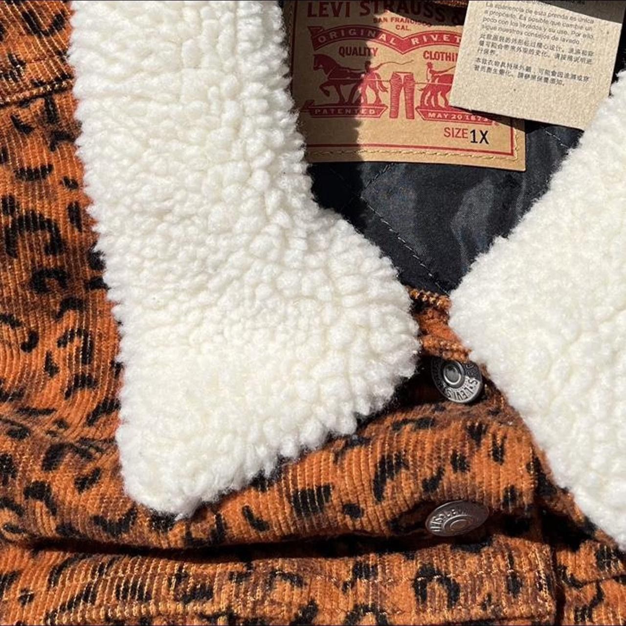 Levi's Levi’s sherpa collared corduroy jacket leopard print Size ONE SIZE - 3 Thumbnail