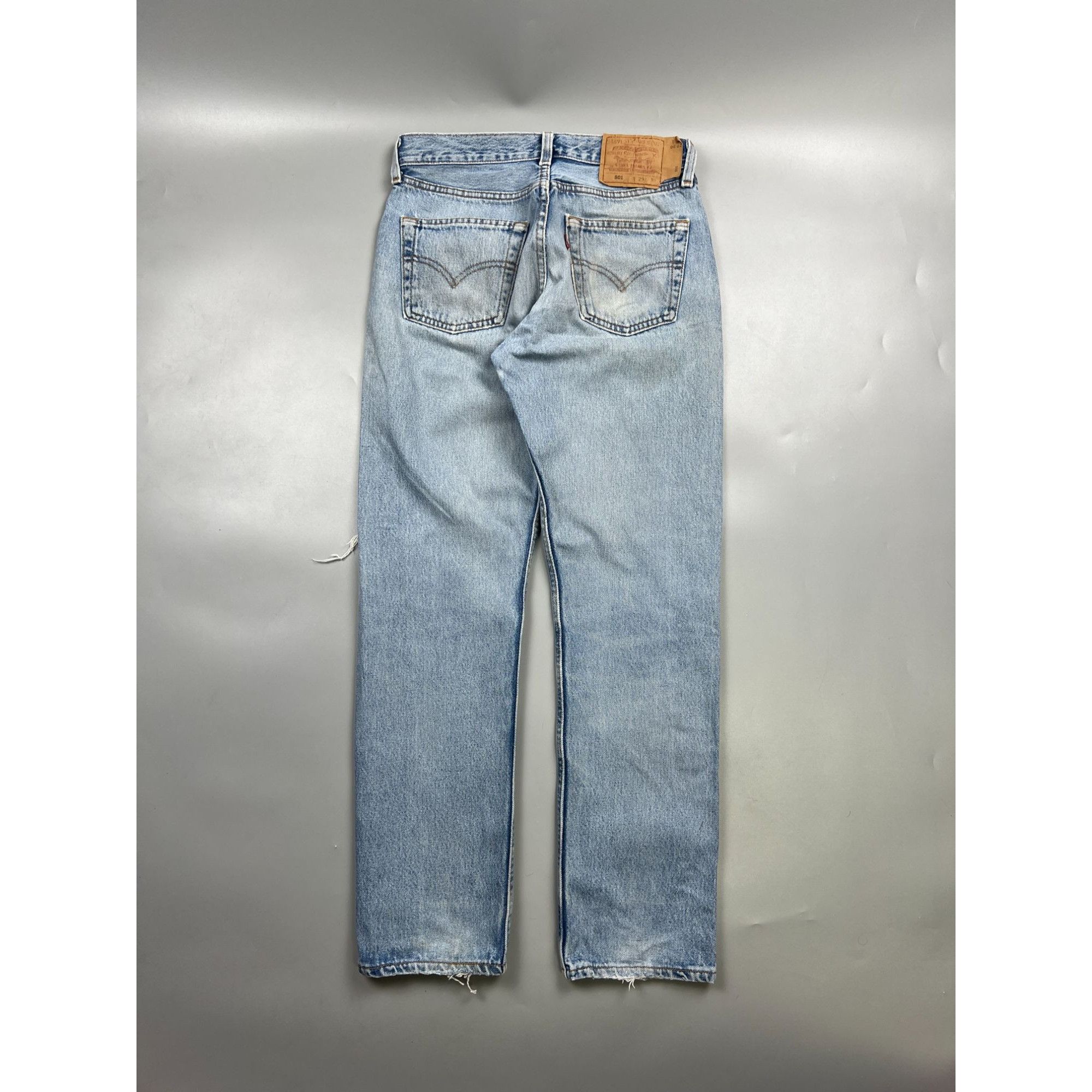 Levi's Levi’s 501 Made in USA Distressed Denim Jeans Pants (Y0902) Size 29" - 12 Thumbnail