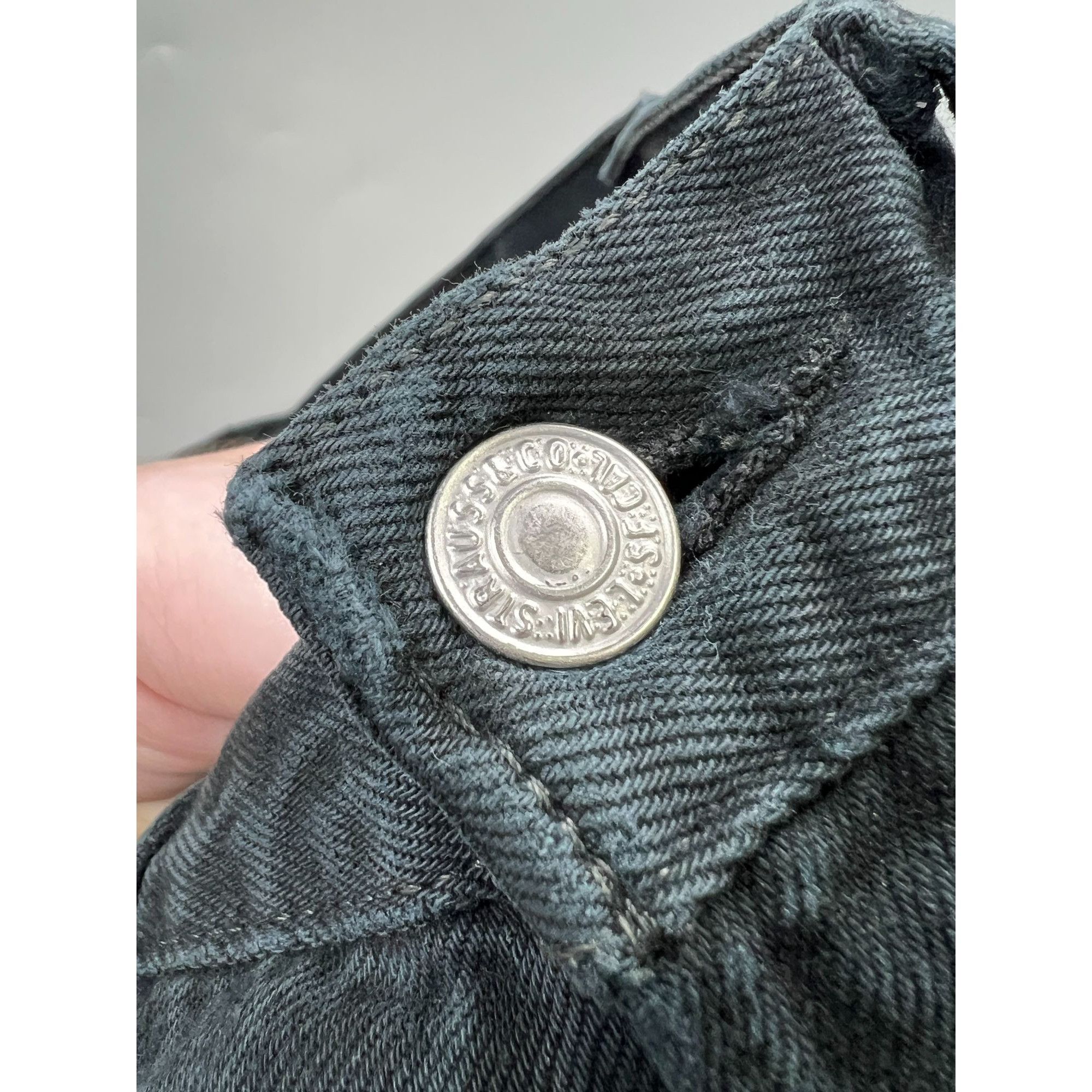 Levi's Levi’s 501 Made In USA Black Denim Jeans Pants (Y0937) Size US 32 / EU 48 - 4 Thumbnail