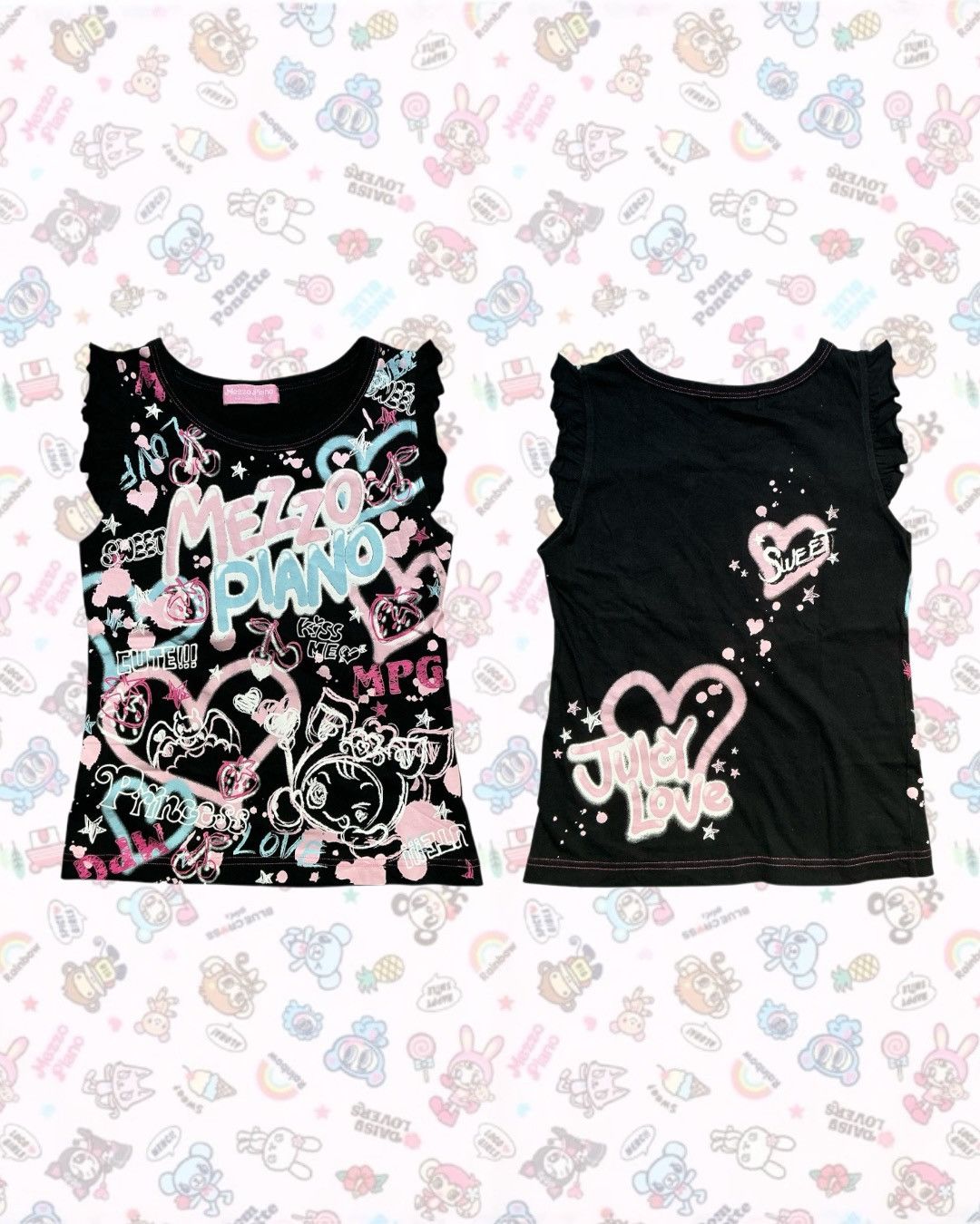 Angel Blue × Japanese Brand 2000s y2k angel blue- lovely