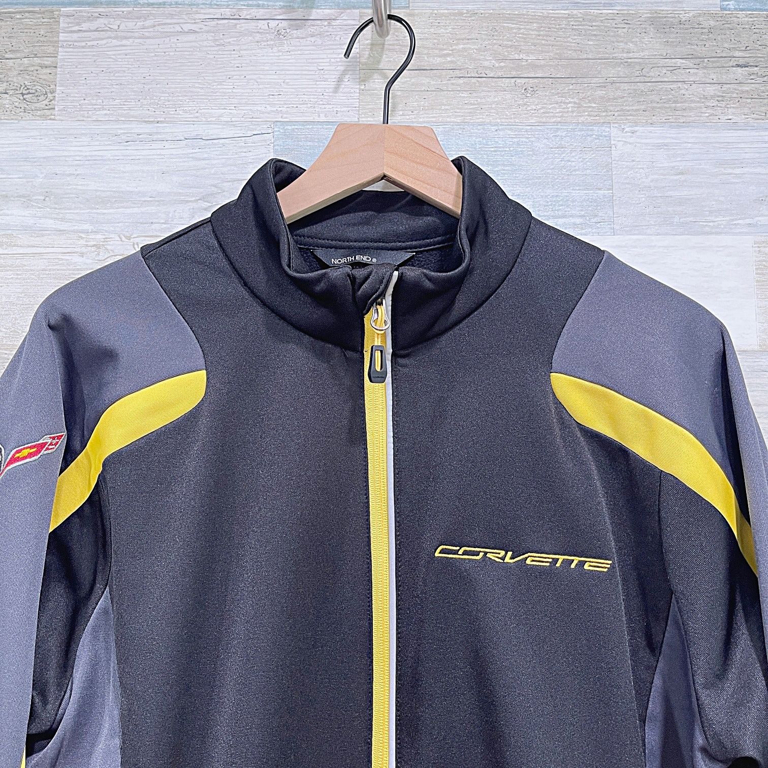 Other Corvette Performance Racing Jacket Black Yellow Zip Fleece L Size US L / EU 52-54 / 3 - 2 Thumbnail
