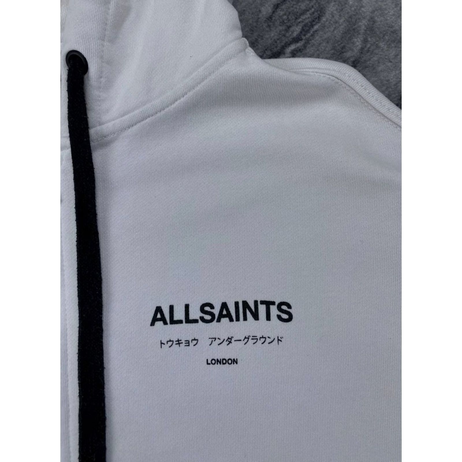 Allsaints VINTAGE AllSaints Amphia 2 In 1 Underground Hoodie Women Men Size S White Size S / US 4 / IT 40 - 5 Thumbnail