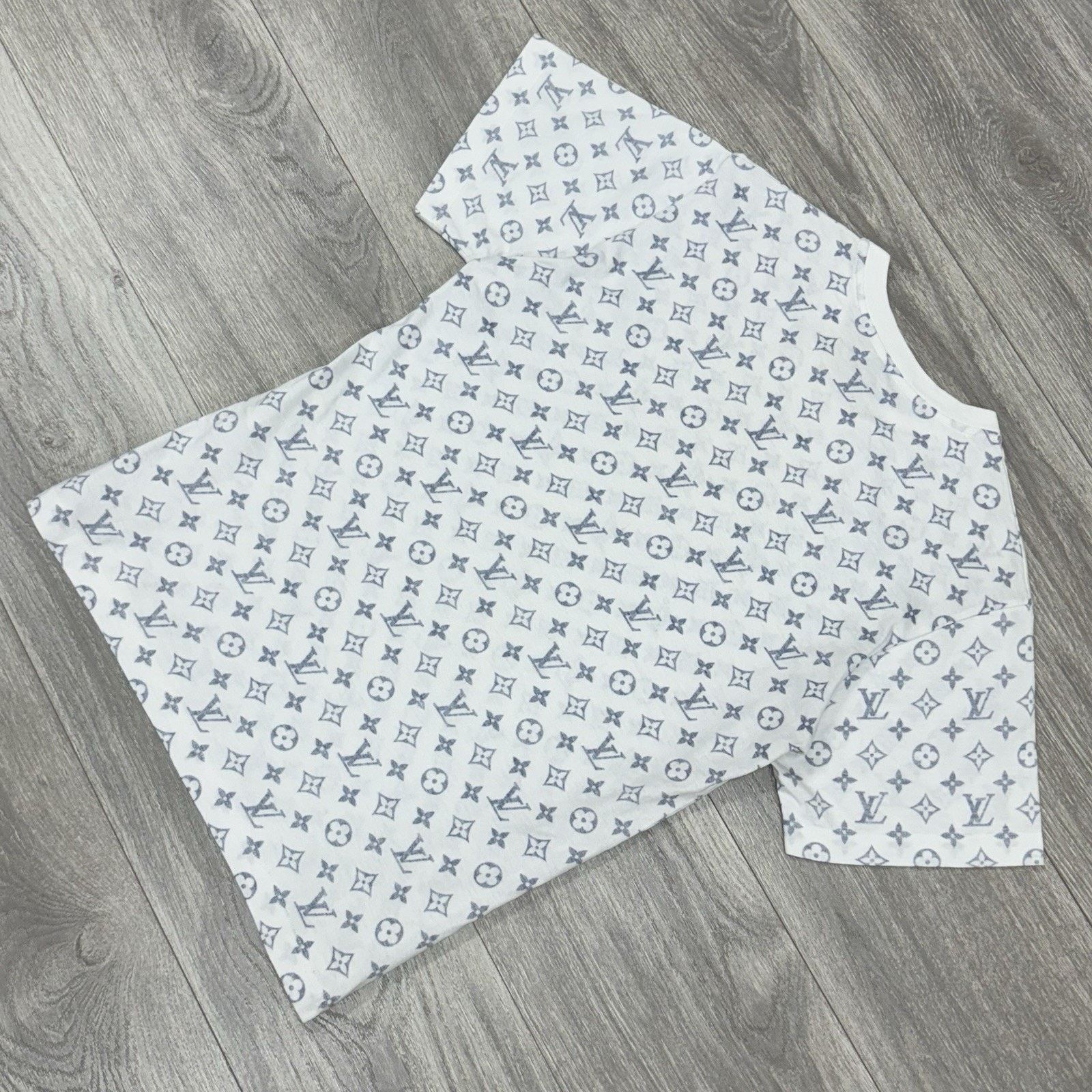 Louis Vuitton Louis Vuitton Chain Monogram Print ' White Blue ' VERY CLEAN Size US M / EU 48-50 / 2 - 10 Thumbnail