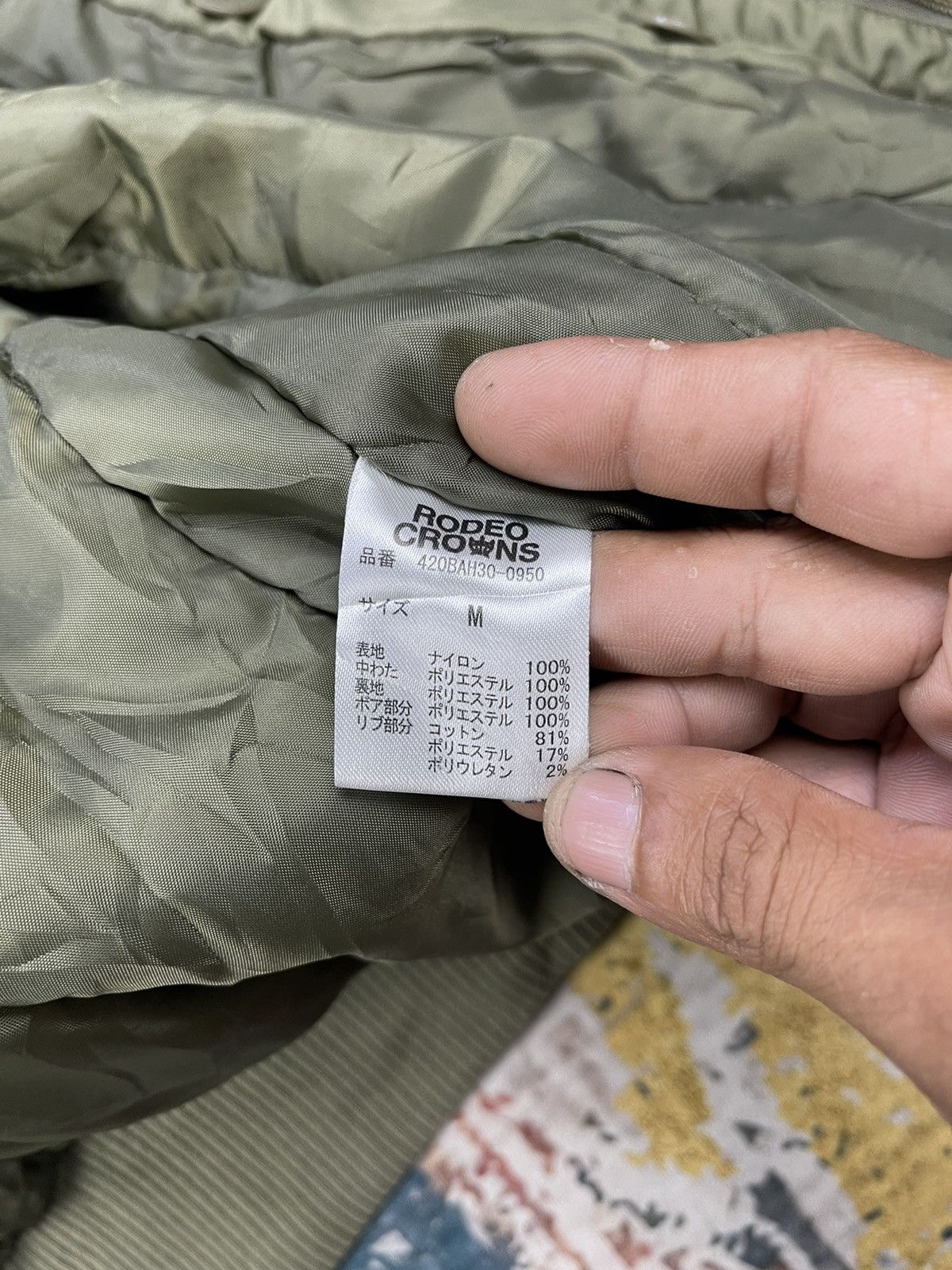 Japanese Brand RCWB Rodeo Crowns Wide Bowl Type N3-B Military Jacket Size M / US 6-8 / IT 42-44 - 14 Thumbnail