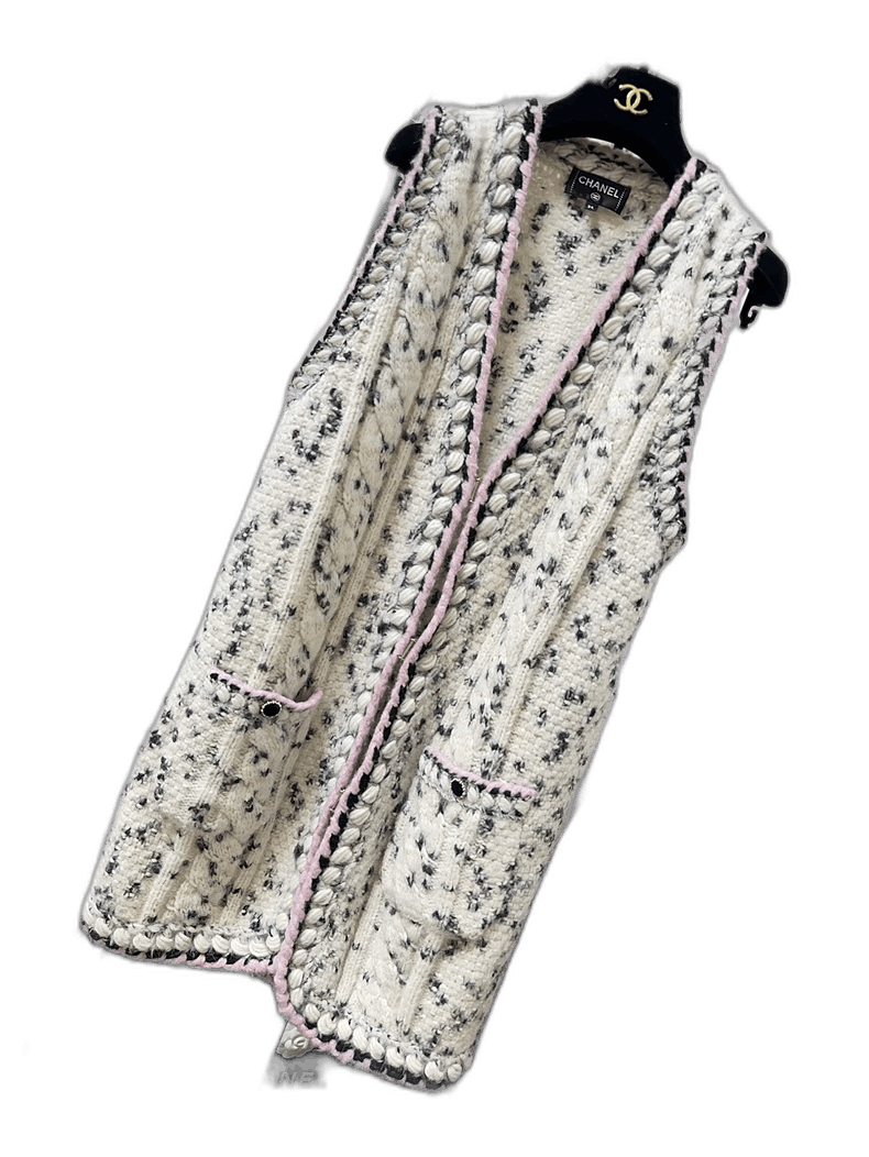 Chanel Chanel 21A Knit Sleeveless Vest Coat Size S / US 4 / IT 40 - 1 Thumbnail