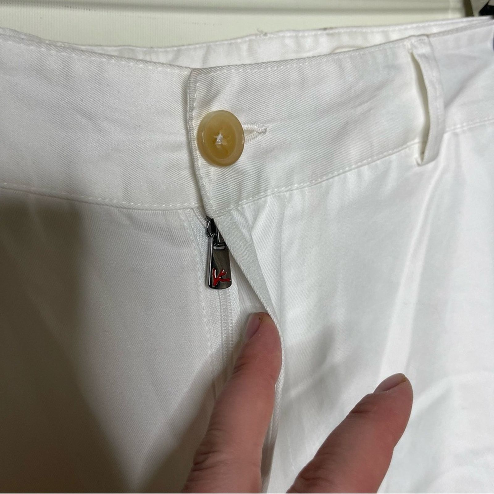 Isaia New ISAIA White Cargo Tapered Pants IT 48 US 32x33 Size US 32 / EU 48 - 4 Thumbnail