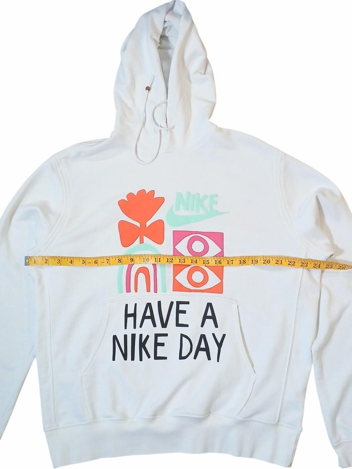 Nike NIKE Have A Nike Day Mens Large French Terry Pullover Hoodie Size US L / EU 52-54 / 3 - 6 Thumbnail