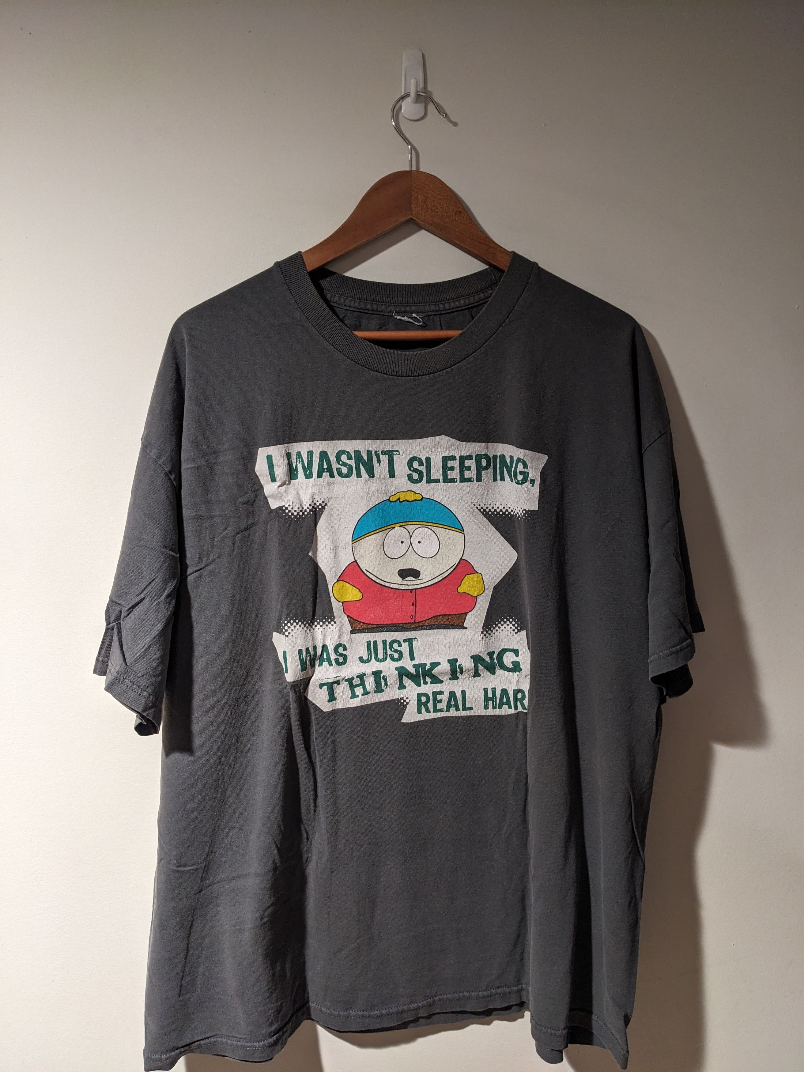 Cartoon Network × Vintage Vintage Y2K South Park Cartman I Wasn't Sleeping TV T-Shirt Size US XXL / EU 58 / 5 - 1 Thumbnail