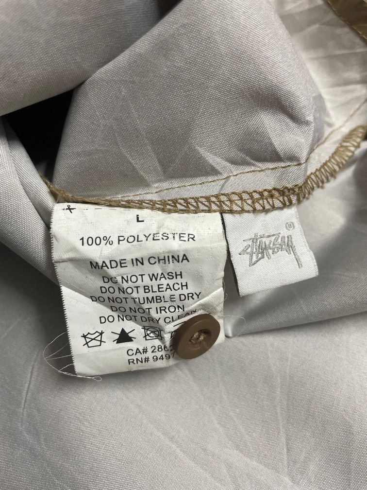 Stussy Rare material stussy button up shirt Size US L / EU 52-54 / 3 - 10 Thumbnail