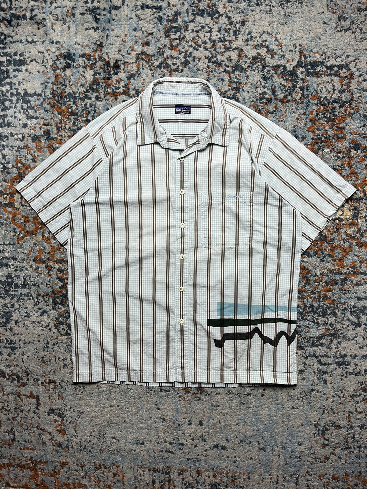 Patagonia × Vintage Vintage 90s Patagonia short sleeve shirt made in USA Size US XL / EU 56 / 4 - 1 Thumbnail