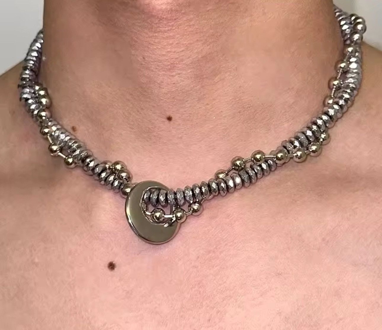 Jewelry Retro Punk Designer Hip Hop Choker Streetwear Necklace Size ONE SIZE - 2 Thumbnail