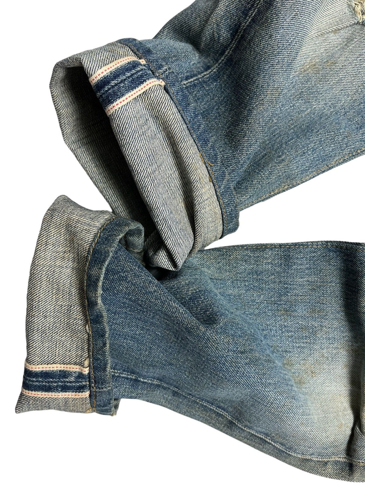 Levi's Vintage Levis 702 Big E Buckle Buckle Selvedge Distressed Size US 28 / EU 44 - 9 Thumbnail