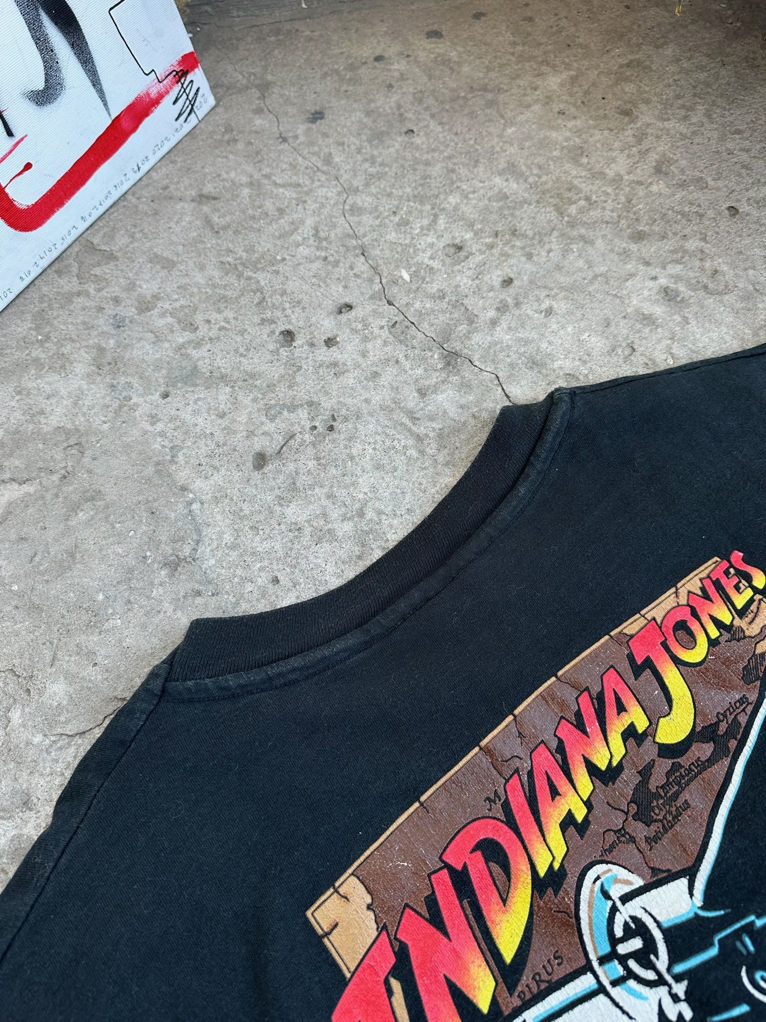 Hanes vintage indiana jones and the last crusade 80s tshirt Size US XL / EU 56 / 4 - 10 Thumbnail