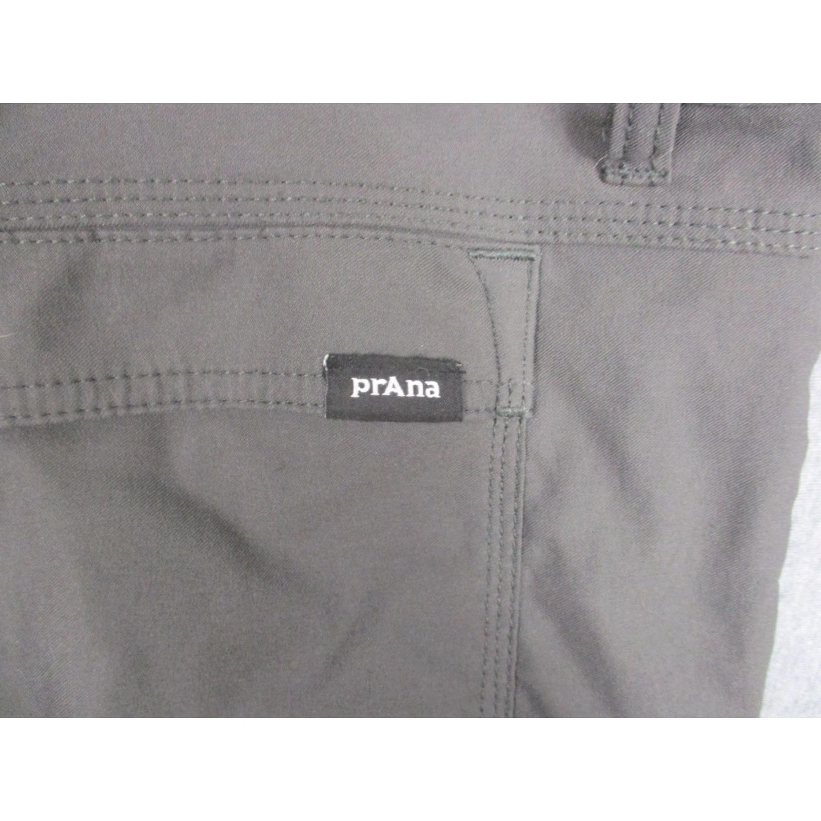 Prana PrAna Mens Pants 38x30 Gray Slim Fit Nylon Stretch Hiking Cargo Belted Khakis 30in Inseam Size US 38 / EU 54 - 6 Thumbnail