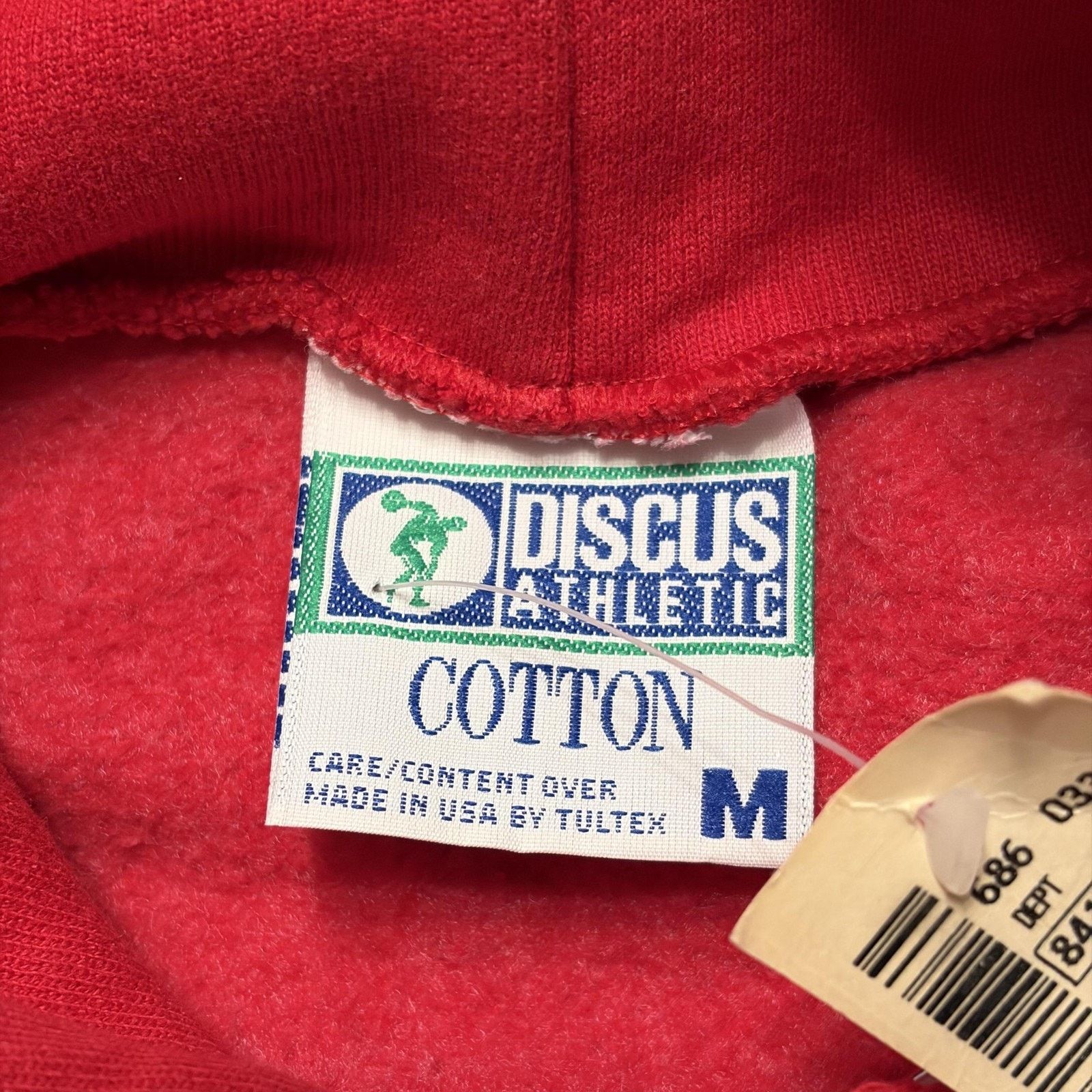 Vintage Vintage Discus Athletic Hoodie Sweatshirt M Pullover USA 90s Size US M / EU 48-50 / 2 - 8 Thumbnail