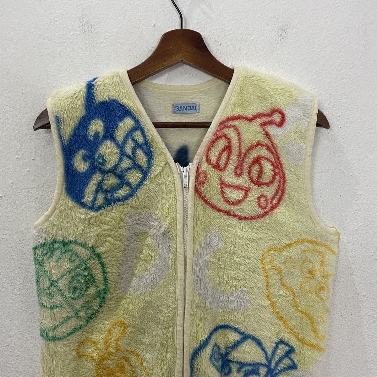 Anime Vintage Bandai Anpanman Fleece Sleeveless Size US S / EU 44-46 / 1 - 8 Thumbnail