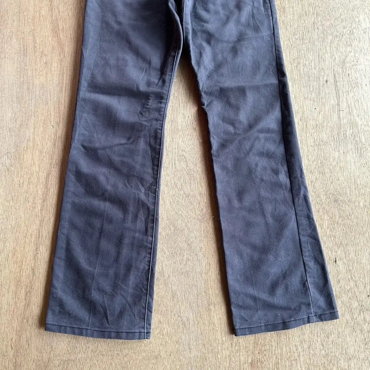 If Six Was Nine FLARE/BOOTCUT‼️VINTAGE SEMATIC DESIGN TROUSERS BLACK PANTS Size US 28 / EU 44 - 6 Thumbnail