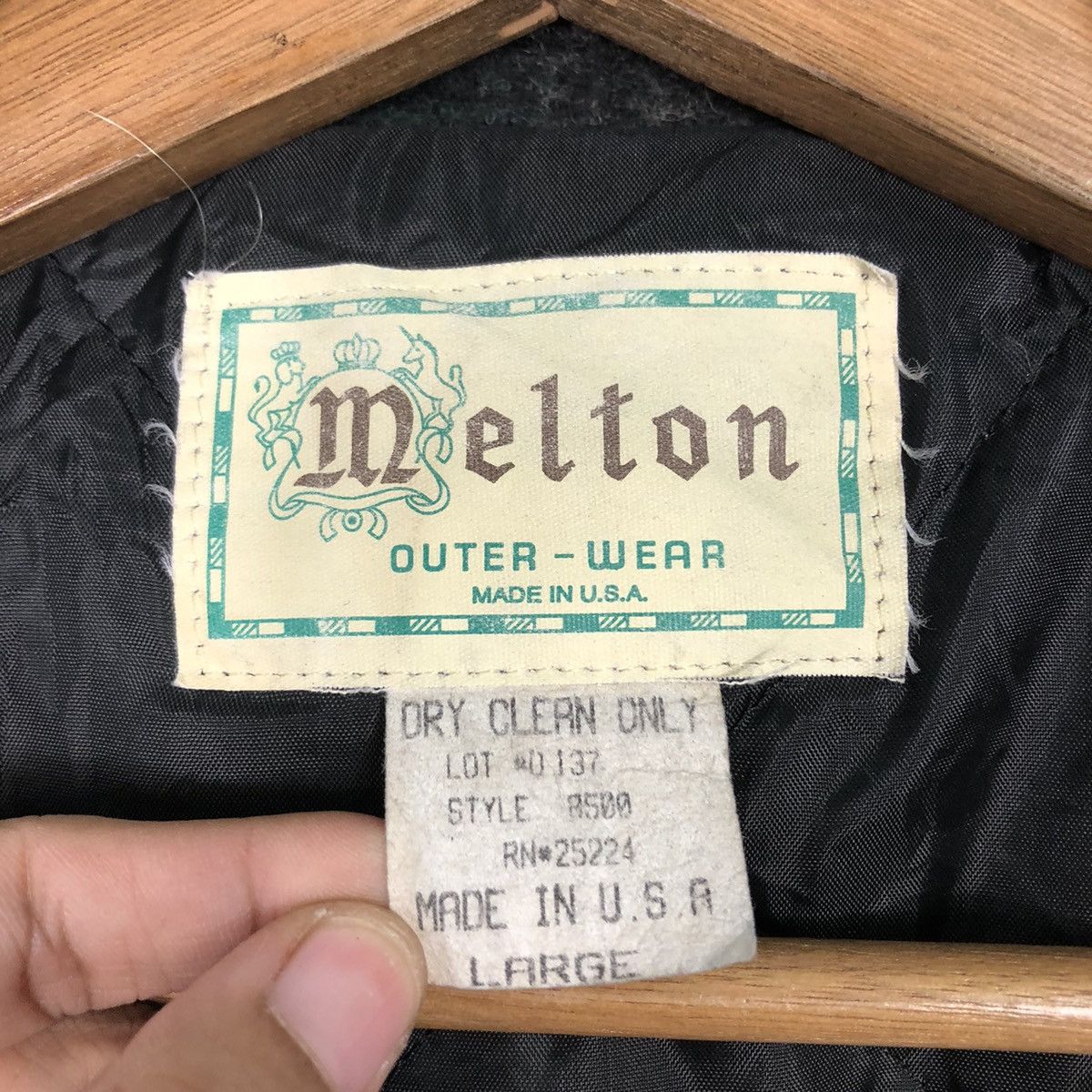 Vintage 📌Vintage Wool Work Jacket Melton Outer Wear Tartan Design Size US L / EU 52-54 / 3 - 20 Thumbnail