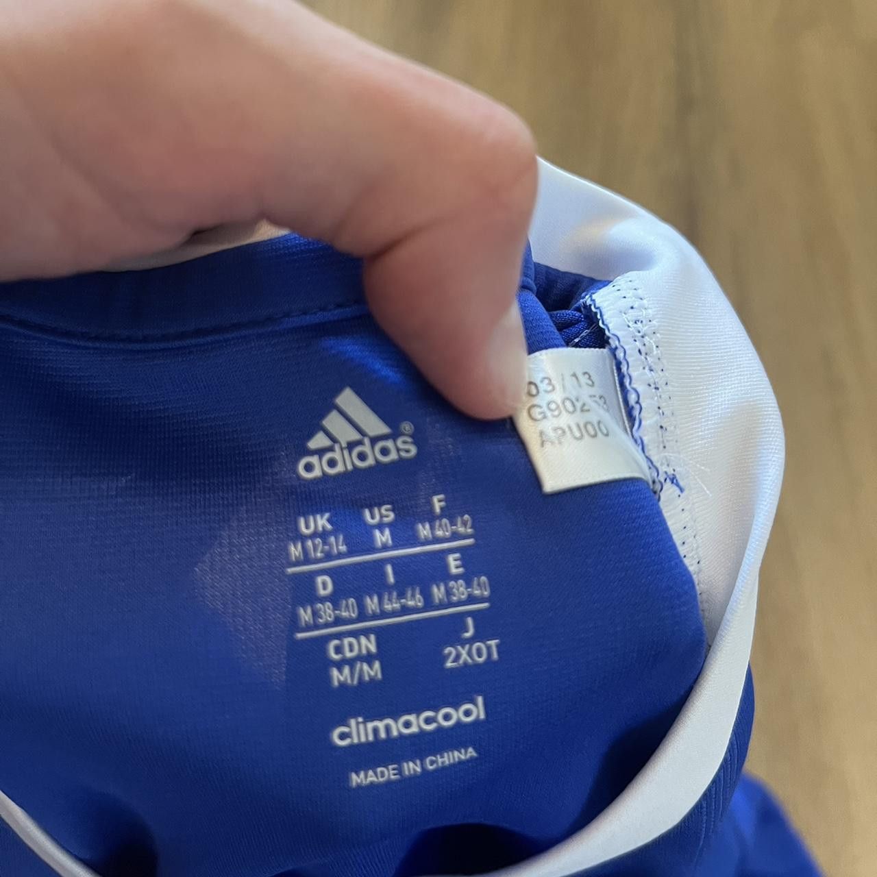 Adidas 2012-13 Blue Adidas Chelsea FC jersey #ChelseaFC Size US M / EU 48-50 / 2 - 4 Thumbnail