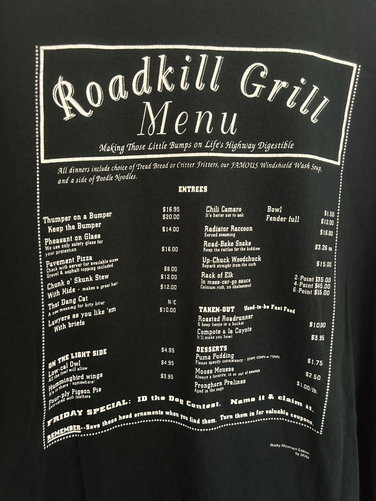 Vintage Vintage Roadkill Grill You Slay Em We Filet Em Graphic Tee Size US XL / EU 56 / 4 - 5 Thumbnail