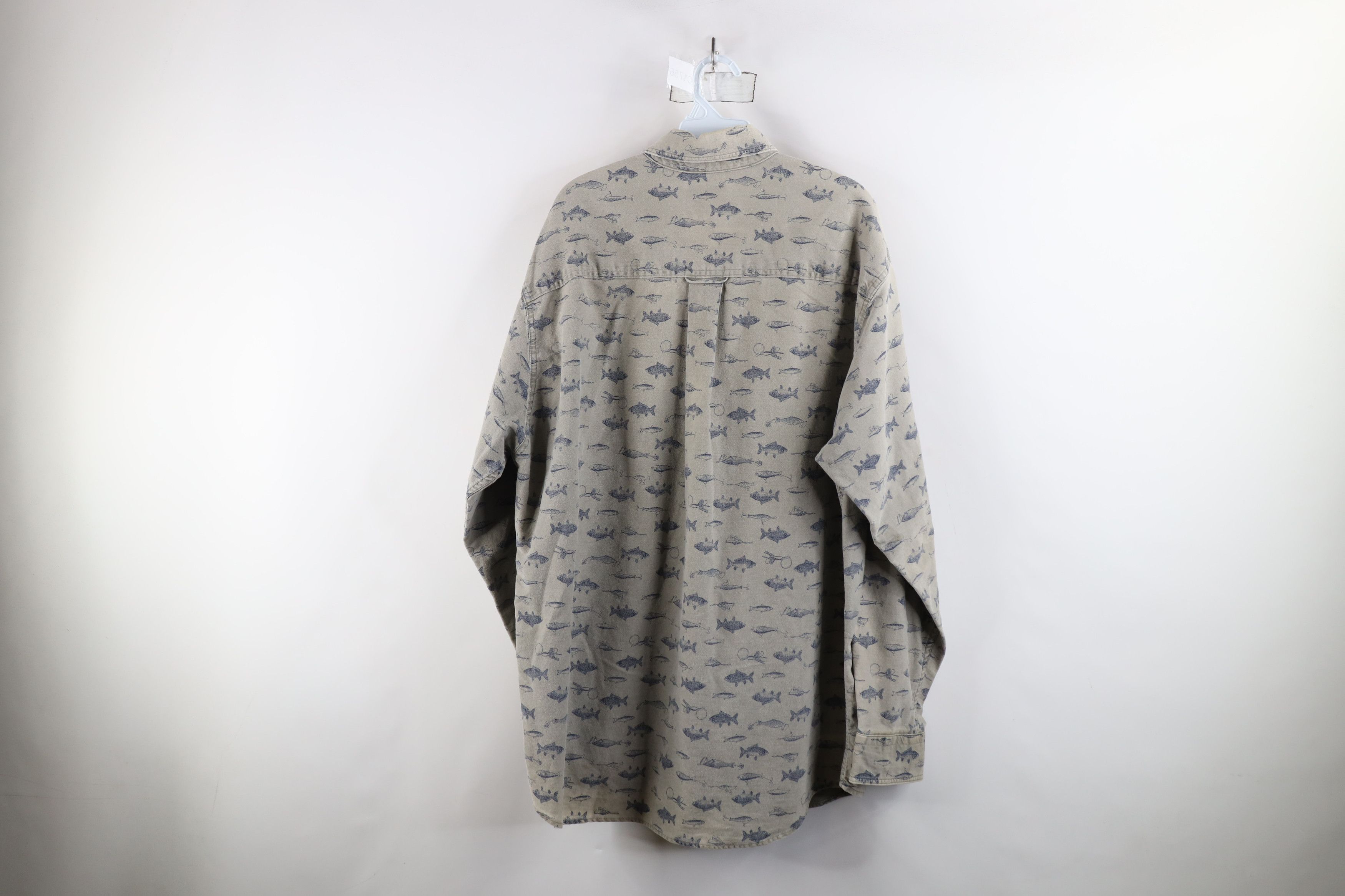 Vintage × Woolrich Woolen Mills Vintage 90s Woolrich All Over Print Button Down Shirt USA Size US XL / EU 56 / 4 - 13 Thumbnail