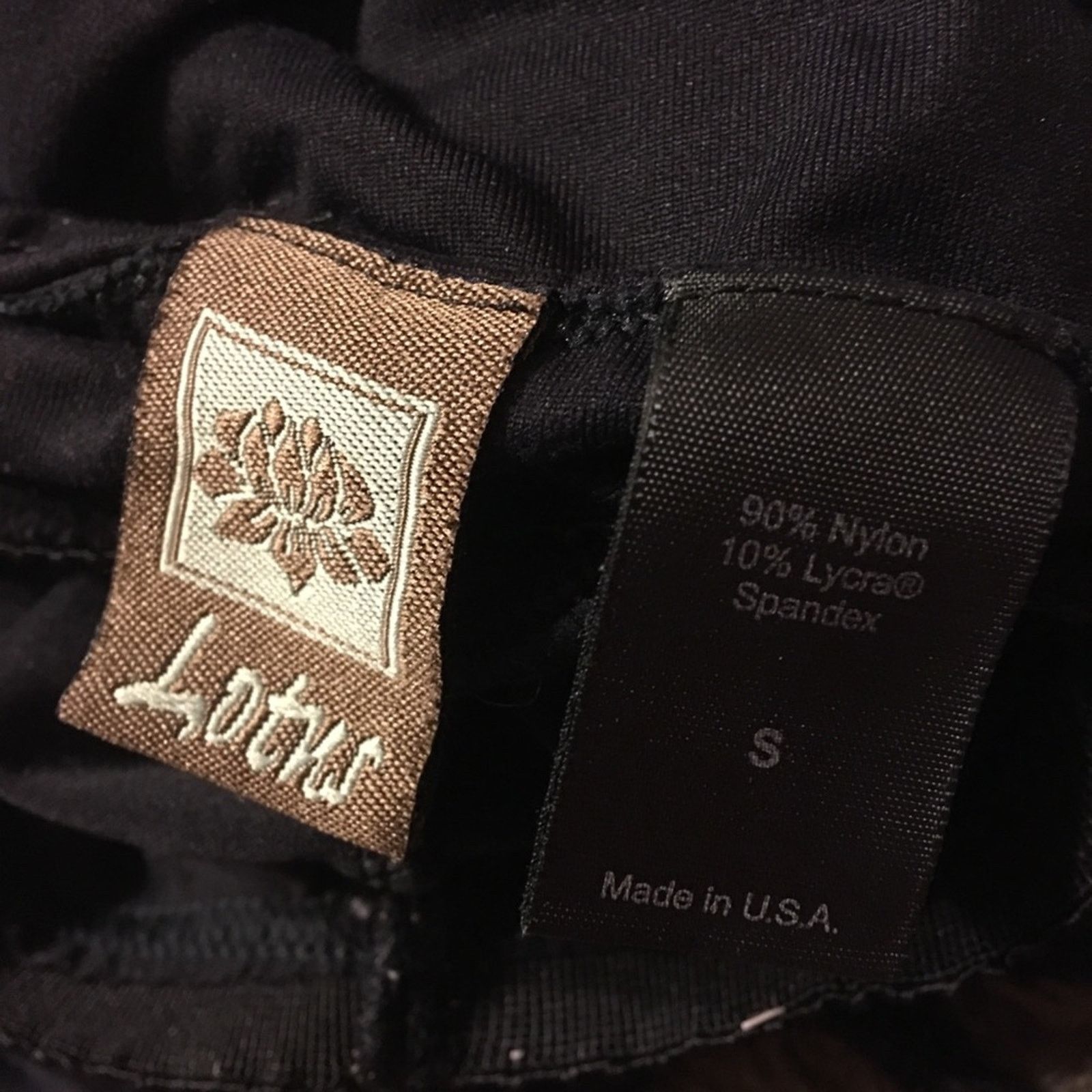 Other Lotus black stretch tank top cami shelf bra Size S / US 4 / IT 40 - 4 Thumbnail