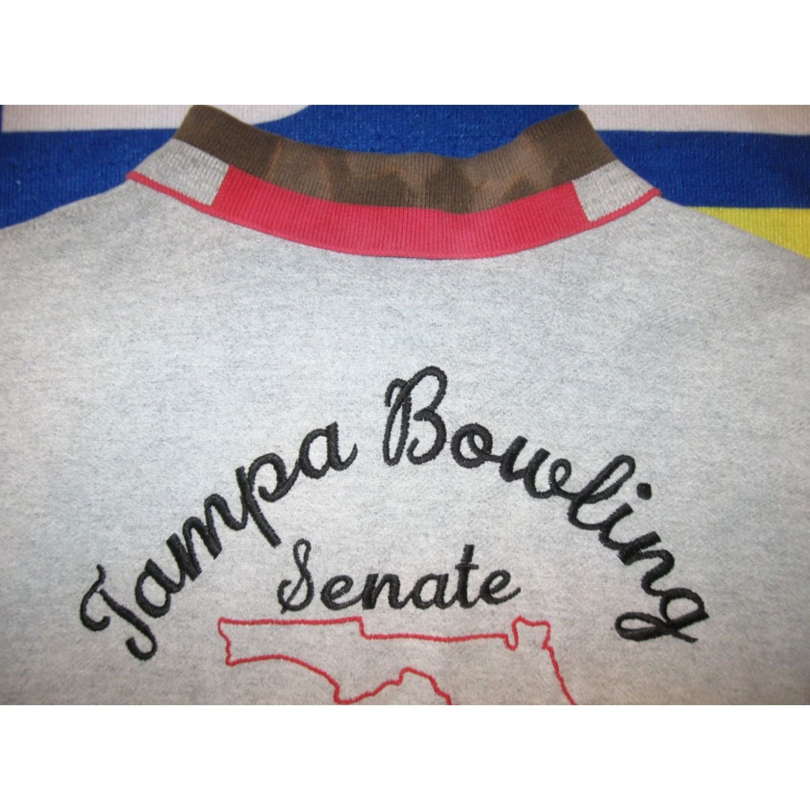 Vintage The National Bowling Association vintage Polo Mens XL TNBA Tampa Senate - Classic &quot60s Style Size US XL / EU 56 / 4 - 5 Thumbnail