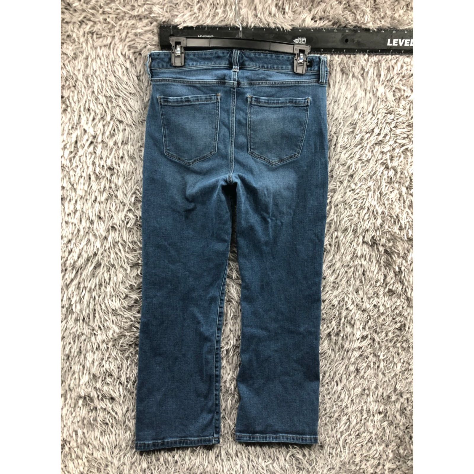 Vintage VINTAGE Liverpool Flared Jeans Womens Medium Wash Blue 8 Regular 27in Inseam Size 30" / US 8 / IT 44 - 6 Thumbnail