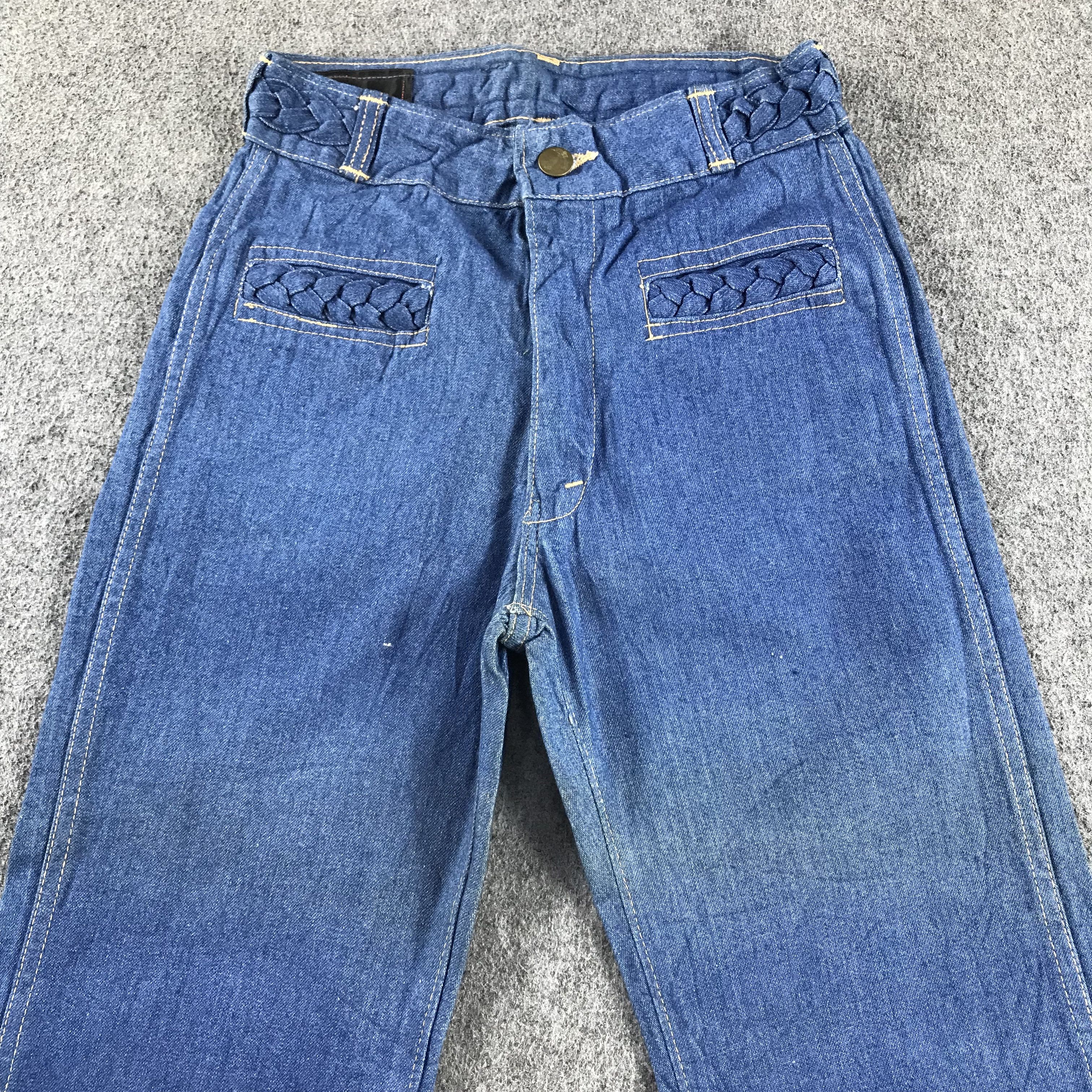 Vintage Vintage 80's Thomaston Flare Denim KJ3412 Size 23" - 3 Thumbnail