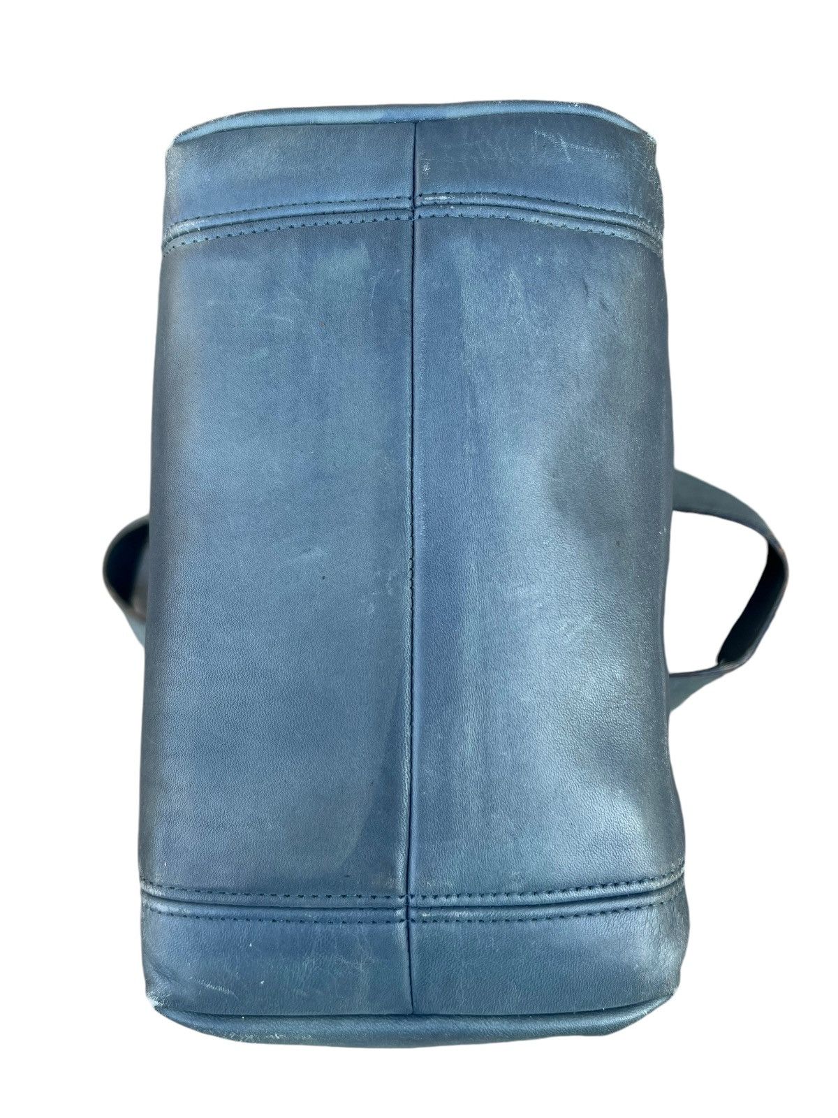 Coach Vintage 90s COACH Distressed Patina Leather Mini Tote Bag Size ONE SIZE - 18 Thumbnail