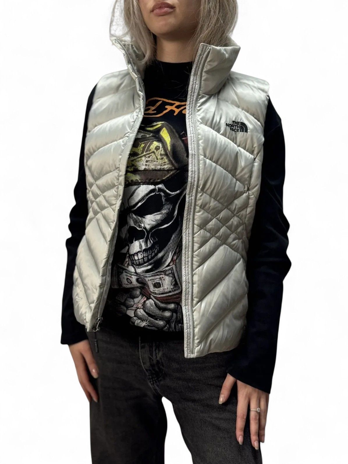 The North Face The North Face Vintage 700 Down Vest Jacket Grey Outdoor Men Size US S / EU 44-46 / 1 - 2 Thumbnail