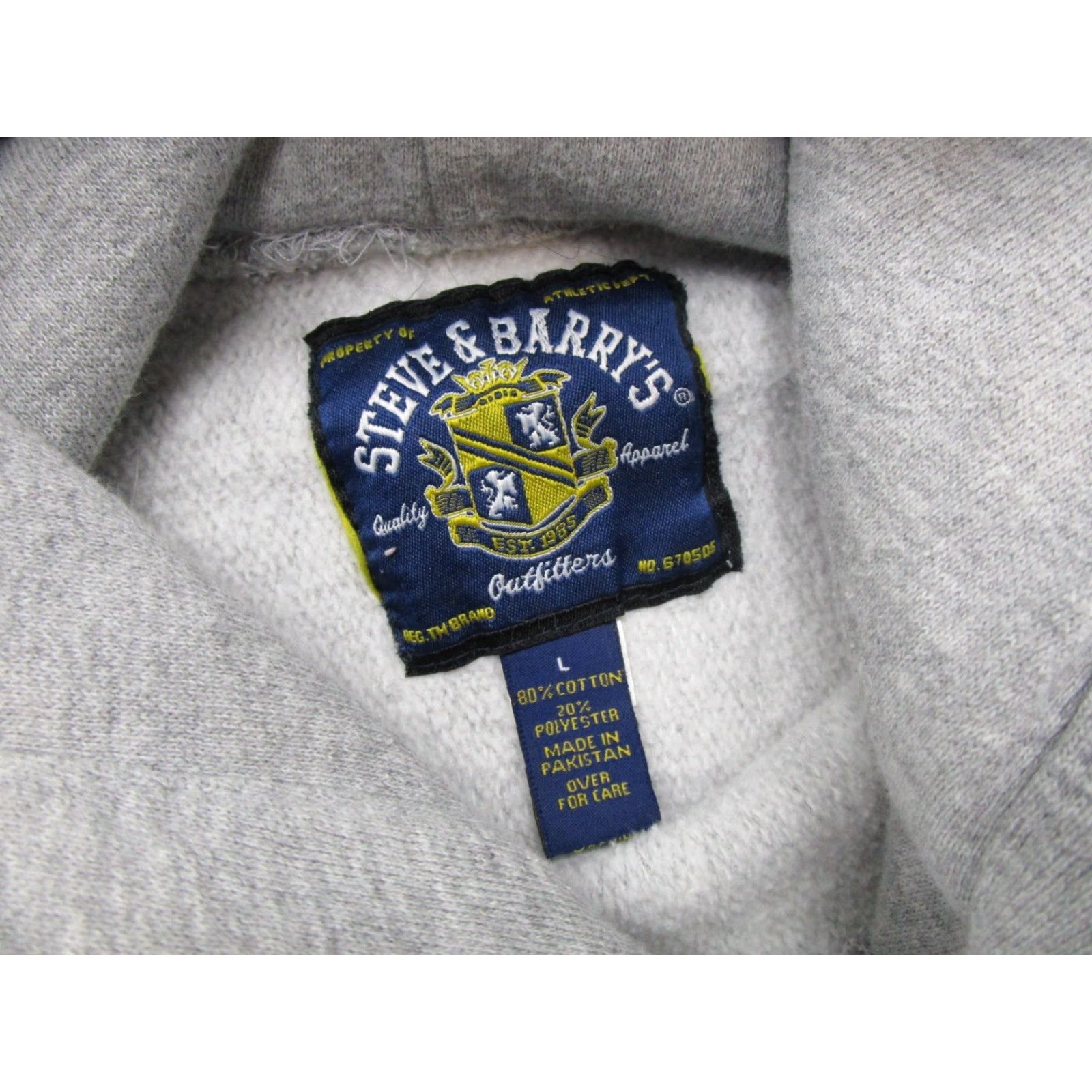 Vintage VTG Michigan State Spartans Embroidered Hoodie Sweatshirt Size L Gray Men’s NCAA Sweatshirt Hoodie Size US L / EU 52-54 / 3 - 3 Thumbnail
