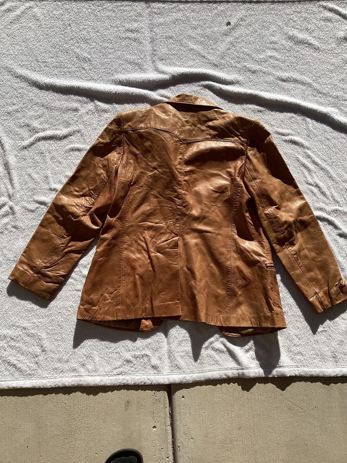 Vintage Vintage Peter Caruso New Jersey leather women wear button up Size M / US 6-8 / IT 42-44 - 5 Thumbnail