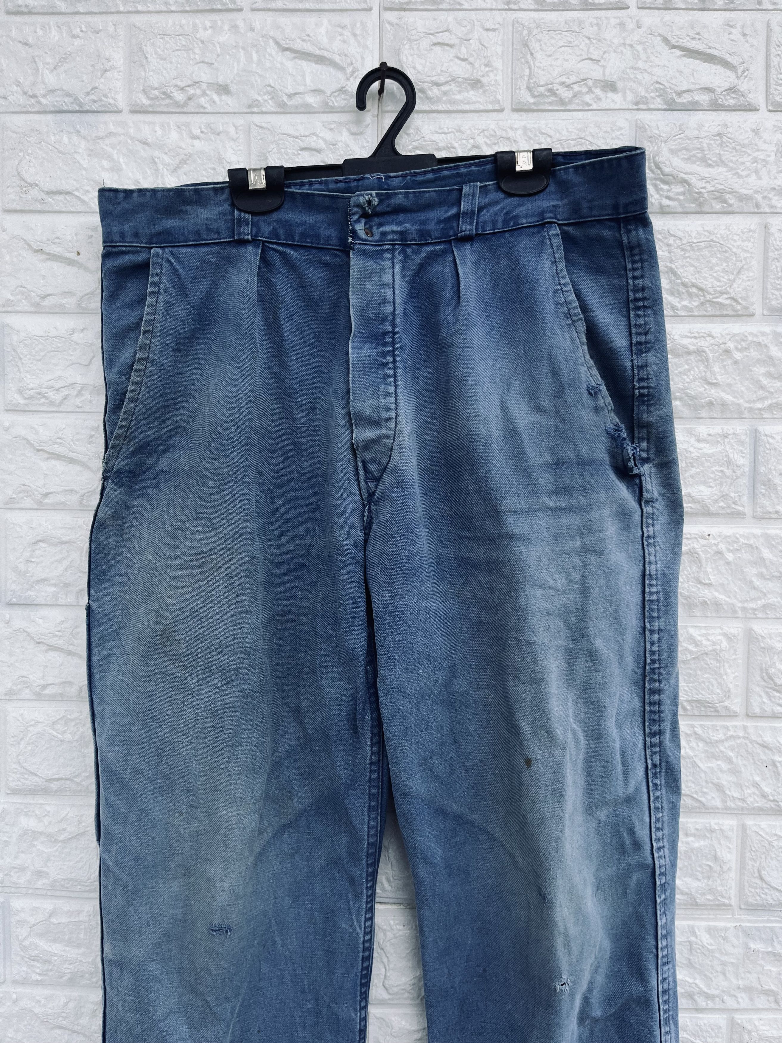 Vintage Vintage 40s 50s Navy Military Streetwear Fashion Style Size US 32 / EU 48 - 3 Thumbnail