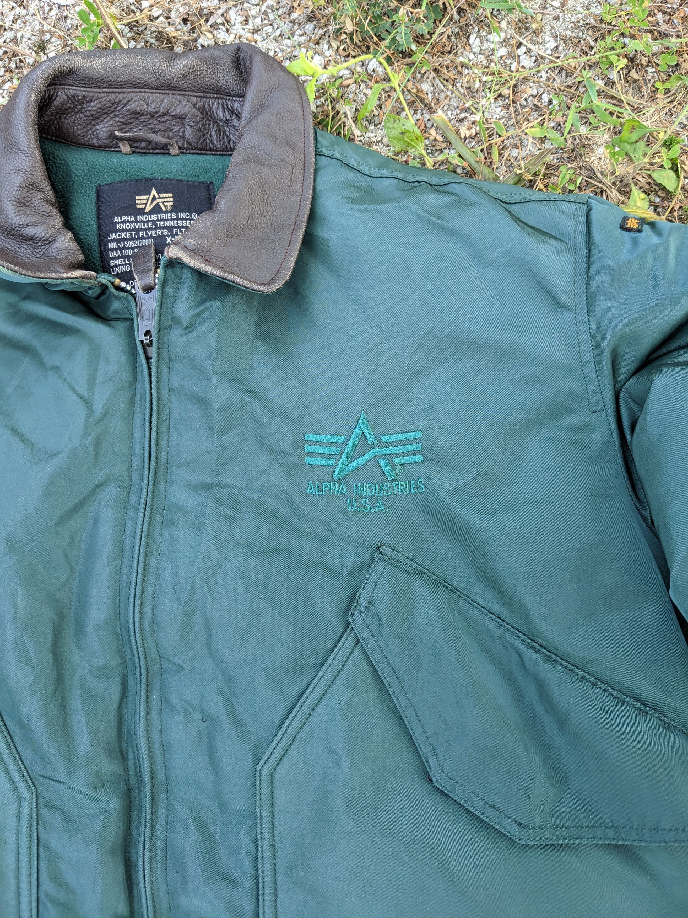 Alpha Industries Vintage Alpha Industries Bomber Jacket MA-1 Size US XL / EU 56 / 4 - 10 Thumbnail
