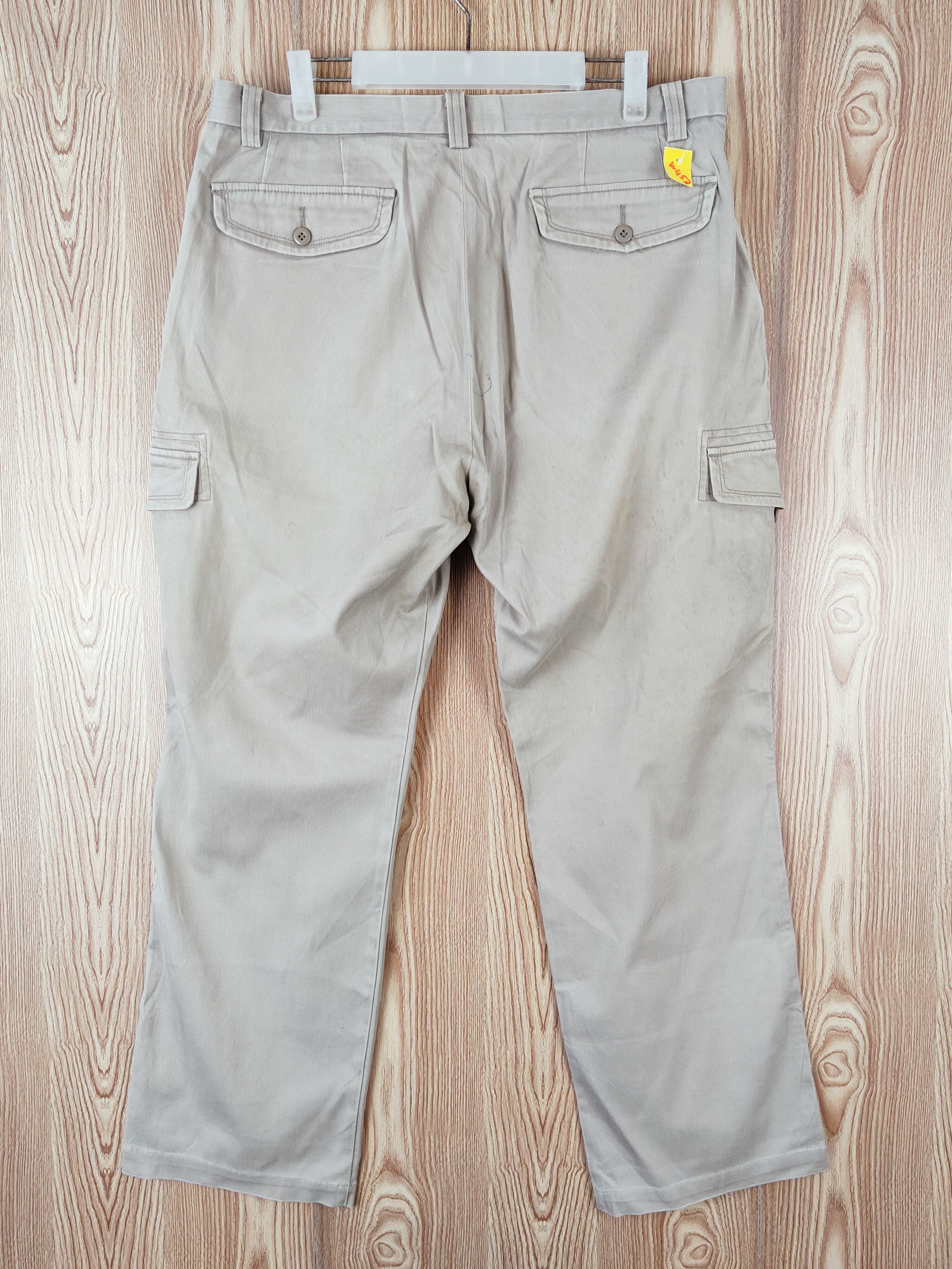 Japanese Brand Topvalu Beige Multipocket Tactical Cargo Pants #W453 Size US 36 / EU 52 - 7 Thumbnail