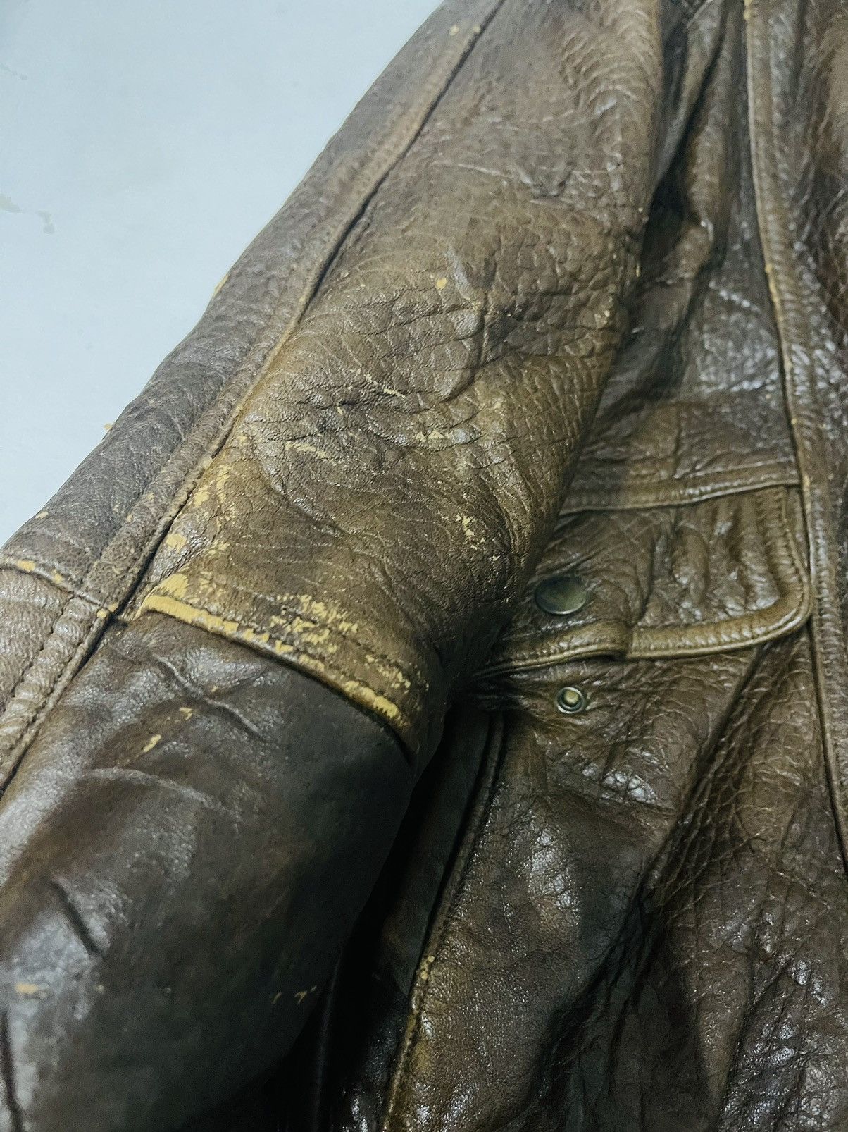 Genuine Leather Next Stage Leather Jacket (Distressed) Size US L / EU 52-54 / 3 - 4 Thumbnail