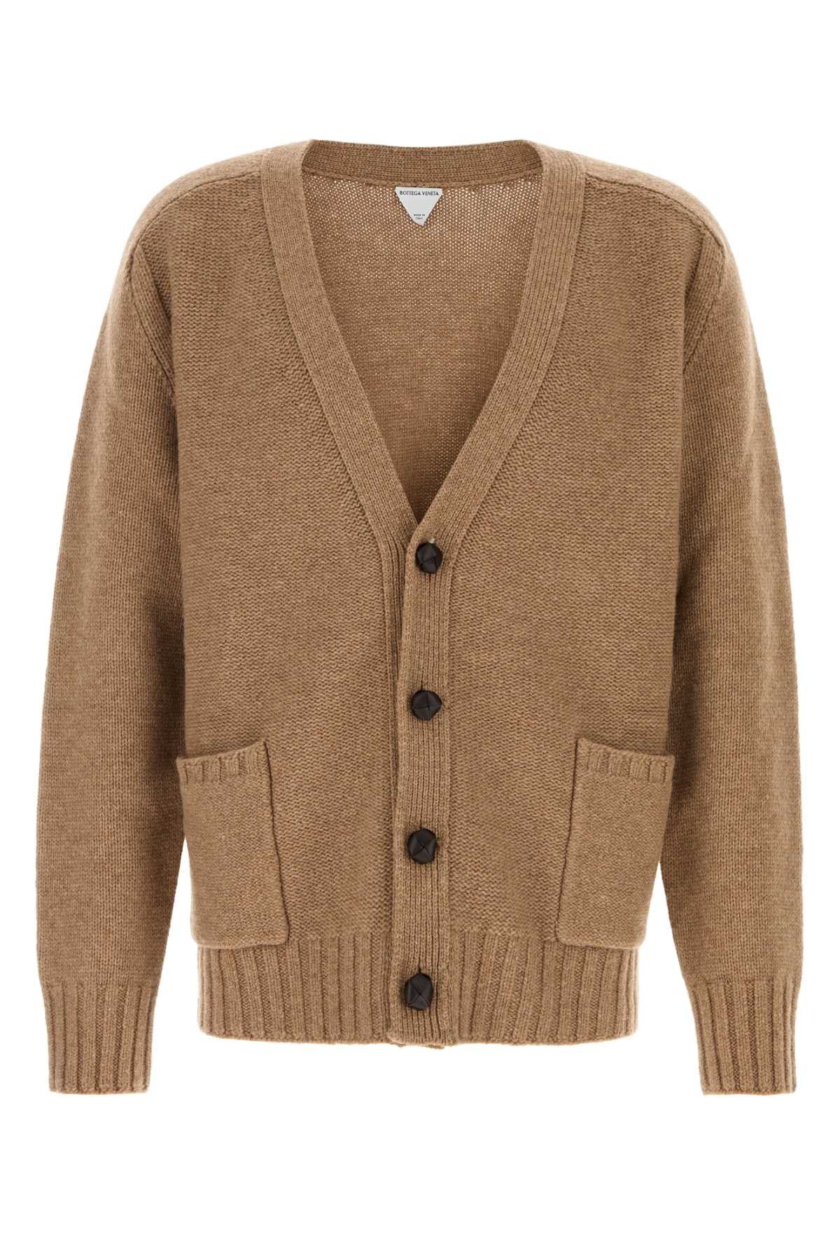 Bottega Veneta Biscuit Wool Cardigan Size US M / EU 48-50 / 2 - 1 Thumbnail