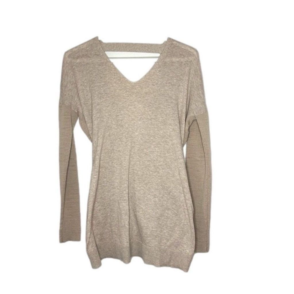 Allsaints All Saints Twist Jumper Deep V Neck Keyhole Pink Sweater S Size S / US 4 / IT 40 - 9 Thumbnail