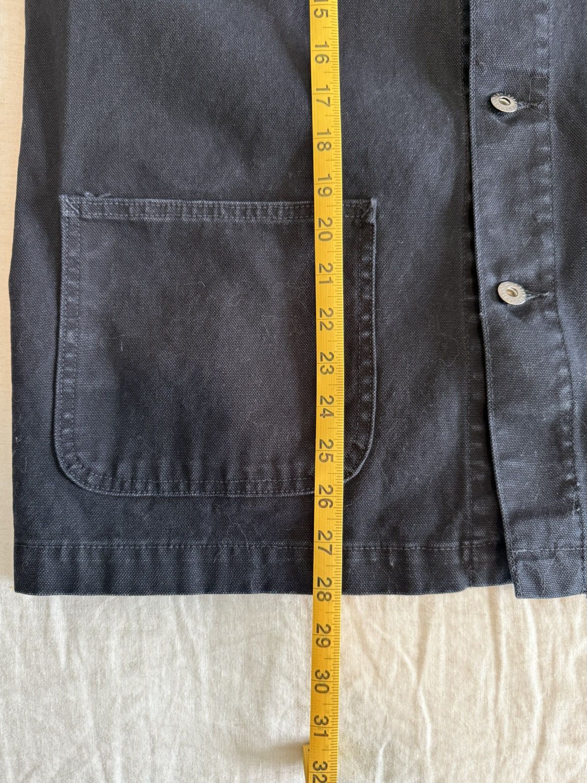 Chore Jacket Black Stonewash Canvas, Men's — image 6 of 6