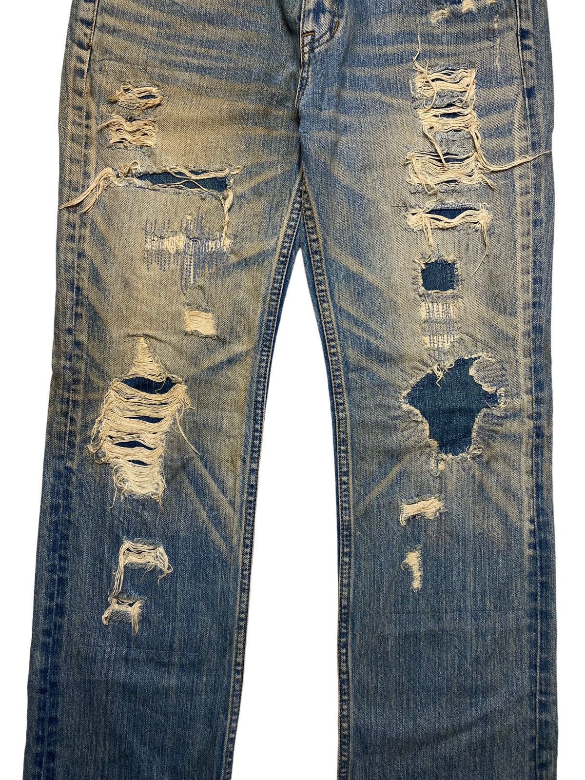 Beauty Beast 2000s Jackrose - Mud Wash Crash Denim Size US 31 - 4 Thumbnail