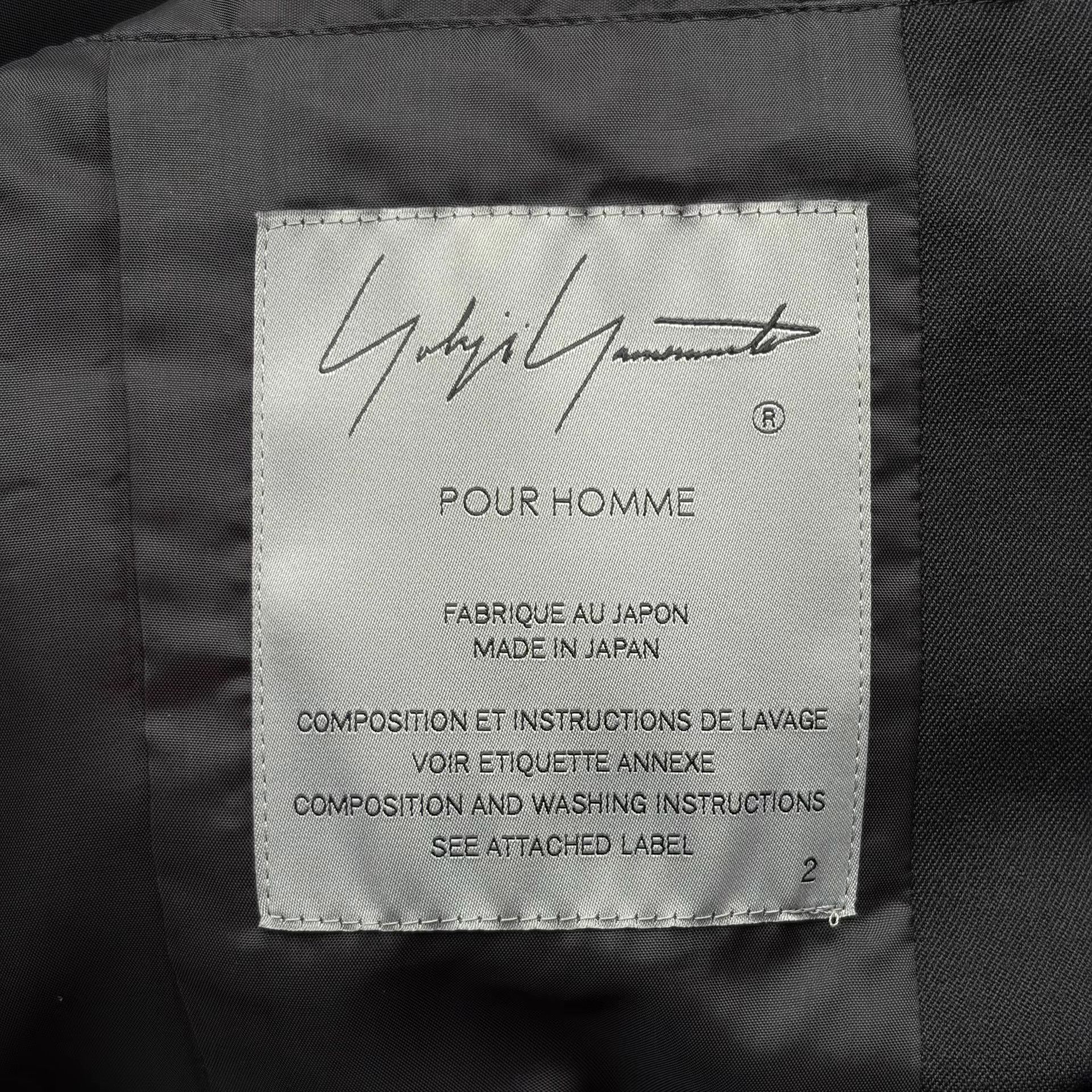 Yohji Yamamoto Yohji Yamamoto 24ss Tie Sleeve Wool Coat K4 Size US M / EU 48-50 / 2 - 7 Thumbnail